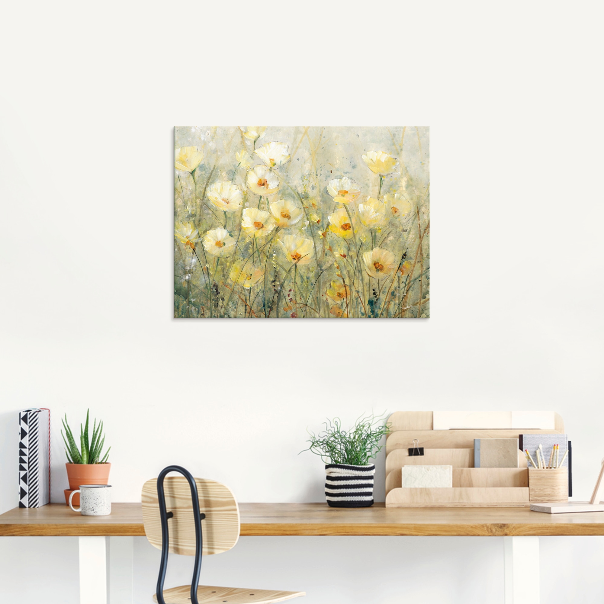 Artland Glasbild »Sommer in voller Blüte I«, Blumenwiese, (1 St.), in verschiedenen Grössen
