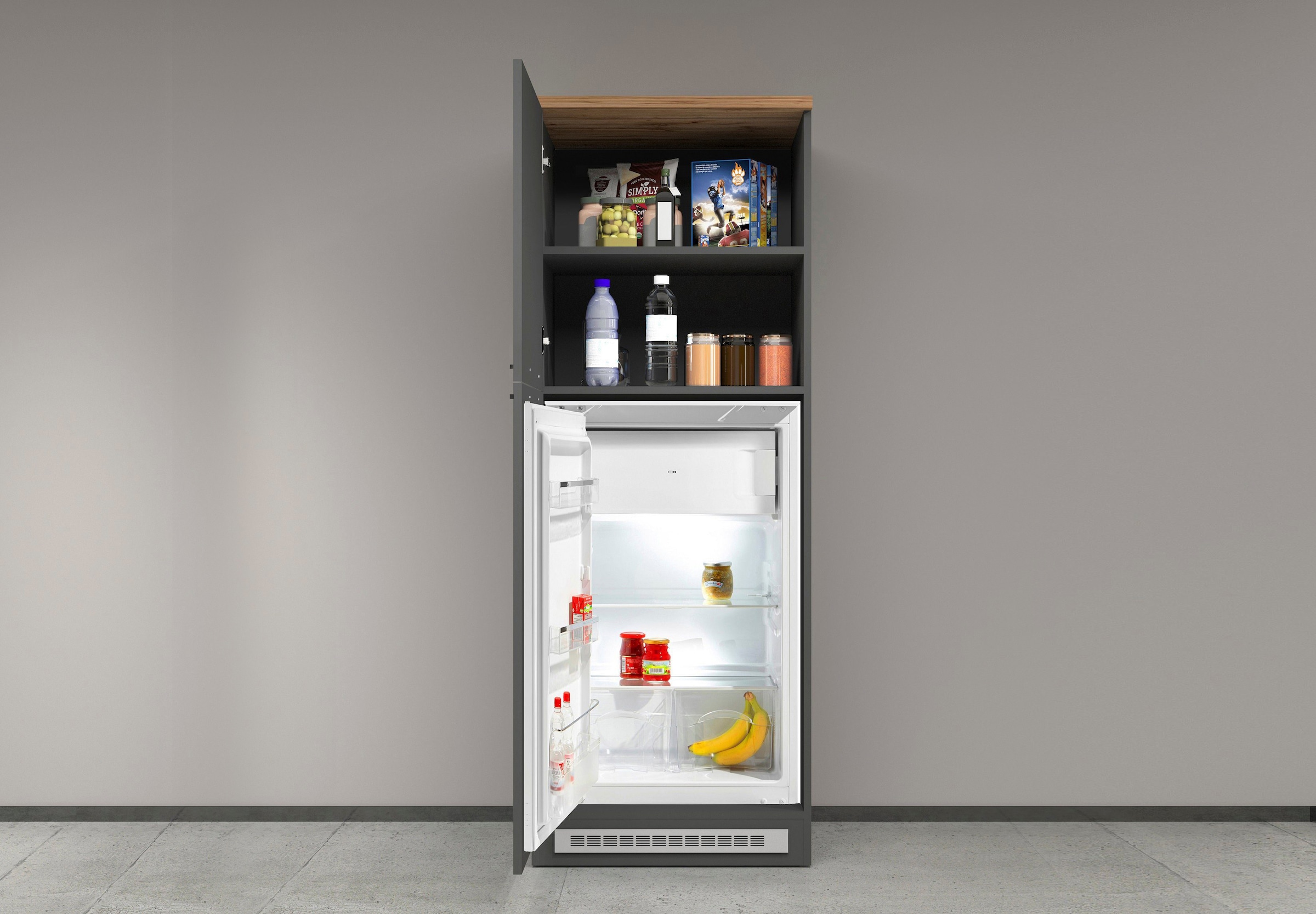 KOCHSTATION Armoire réfrigérée encastrable »KS-Sole« Breite 60 cm, Nischenmass 56,8/53/90 cm