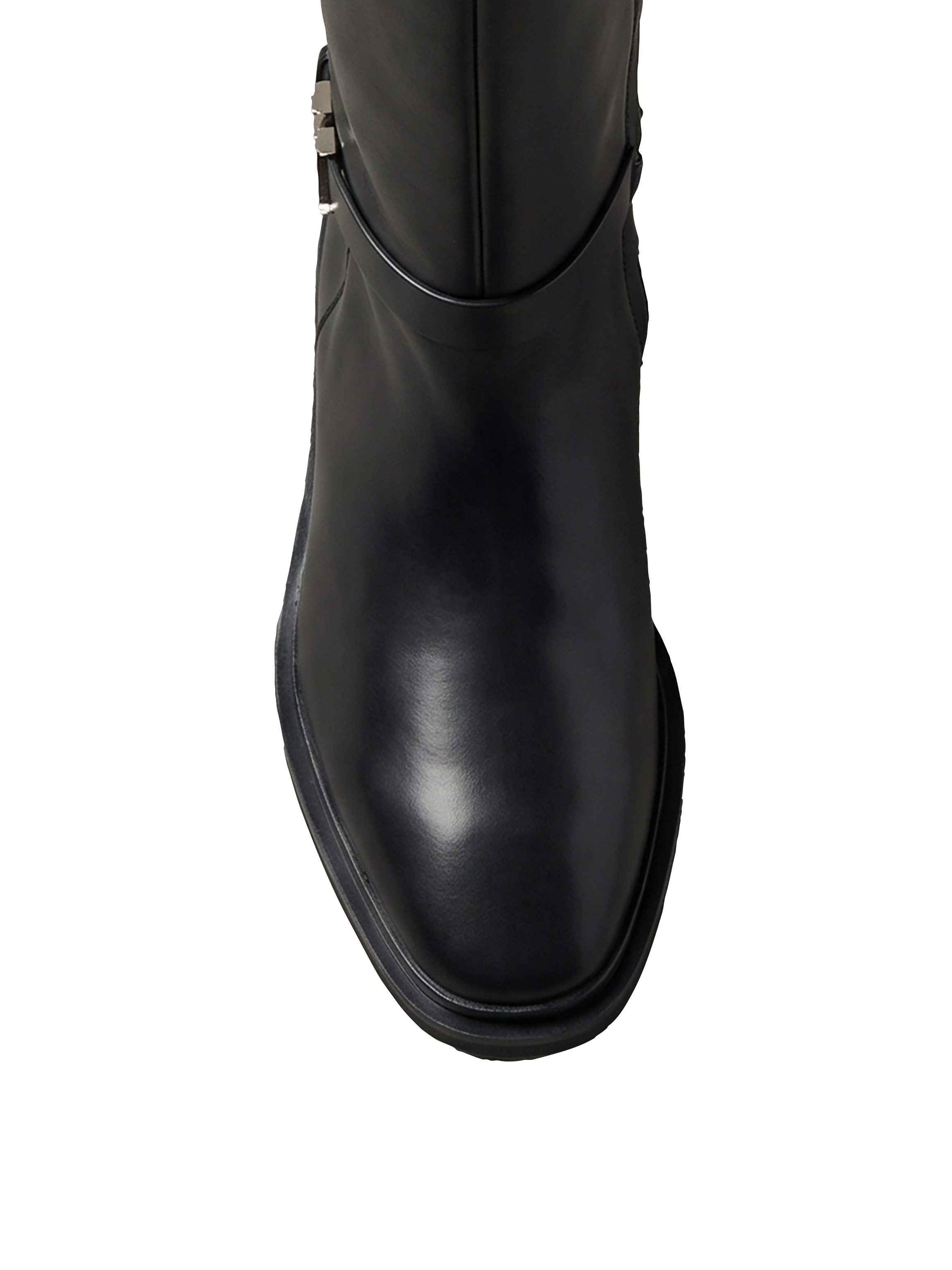 Calvin Klein Bottes »SQUARE HIGH BOOT LTH MG HDW«  Botte haute avec logo CK en bijou
