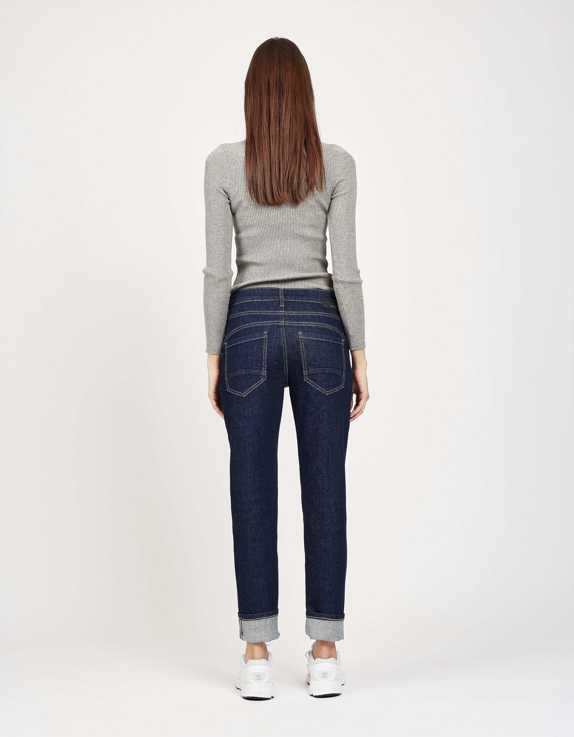 GANG 5-Pocket-Jeans »94JOLINE BOYFRIEND«, in cropped Länge