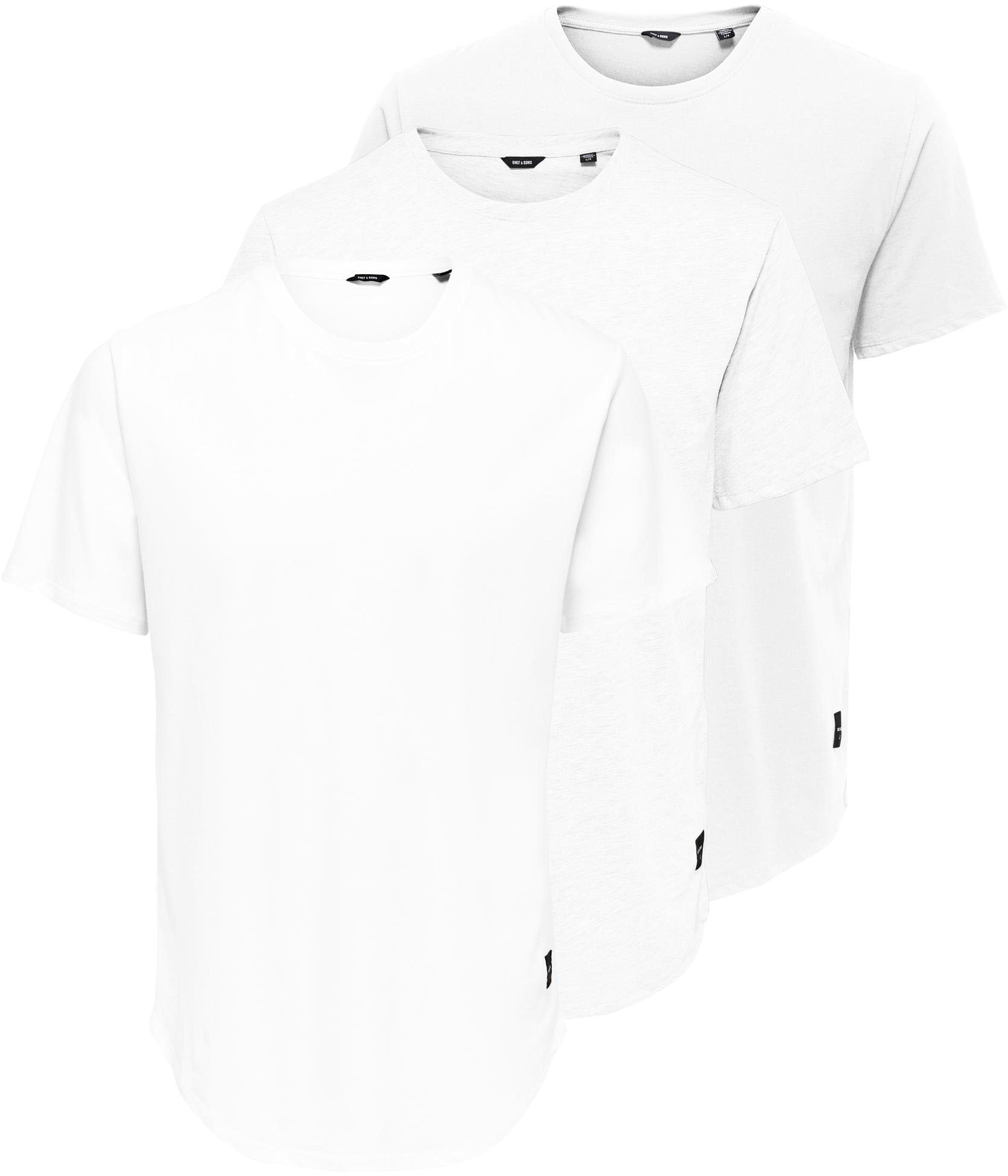 T-Shirt »ONSMATT LONGY SS TEE 3-PACK«, (Packung, 3 tlg., 3er-Pack)