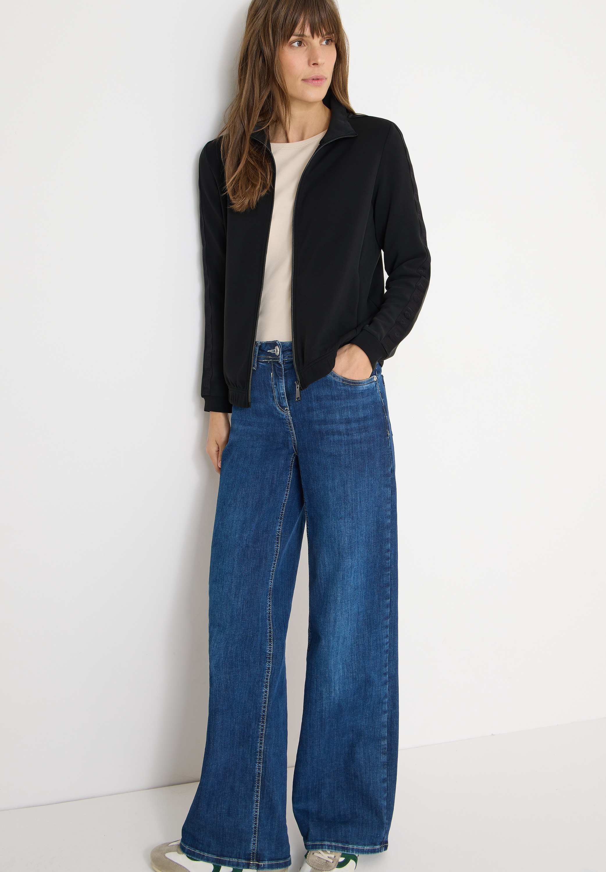 Cecil Blouson ohne Kapuze mit Tapedetail