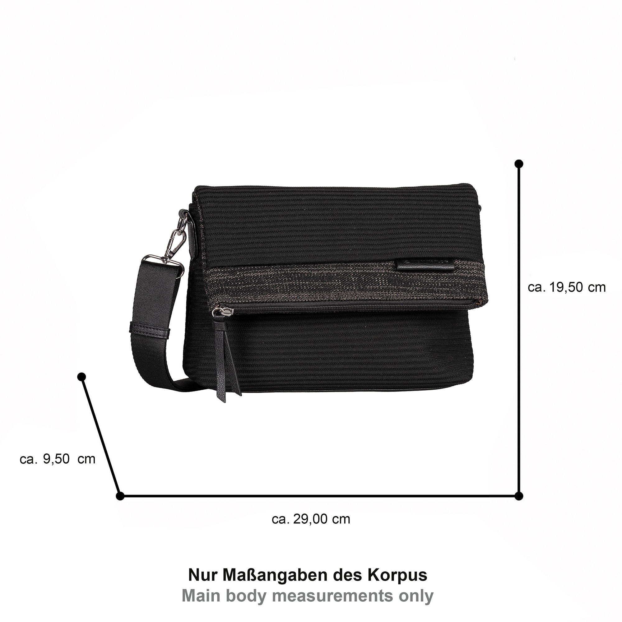 TOM TAILOR Umhängetasche »Vesna« Damen Schultertasche aus sportivem Funktionsstrick in casual Shapes