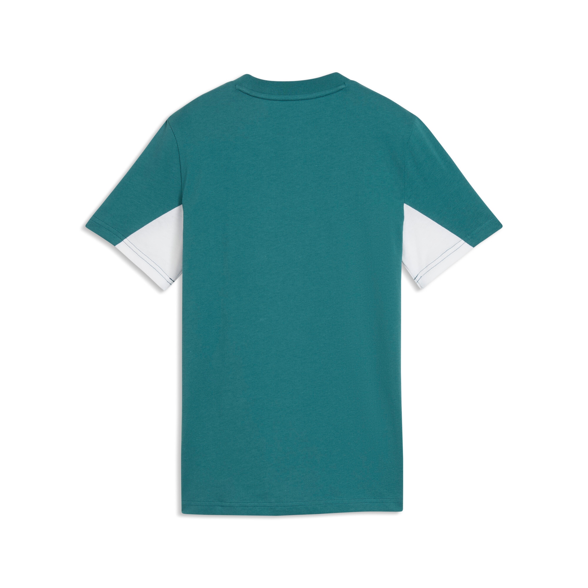 PUMA T-shirt »ESS BLOCK TEE B« manches courtes, col rond, sans capuche