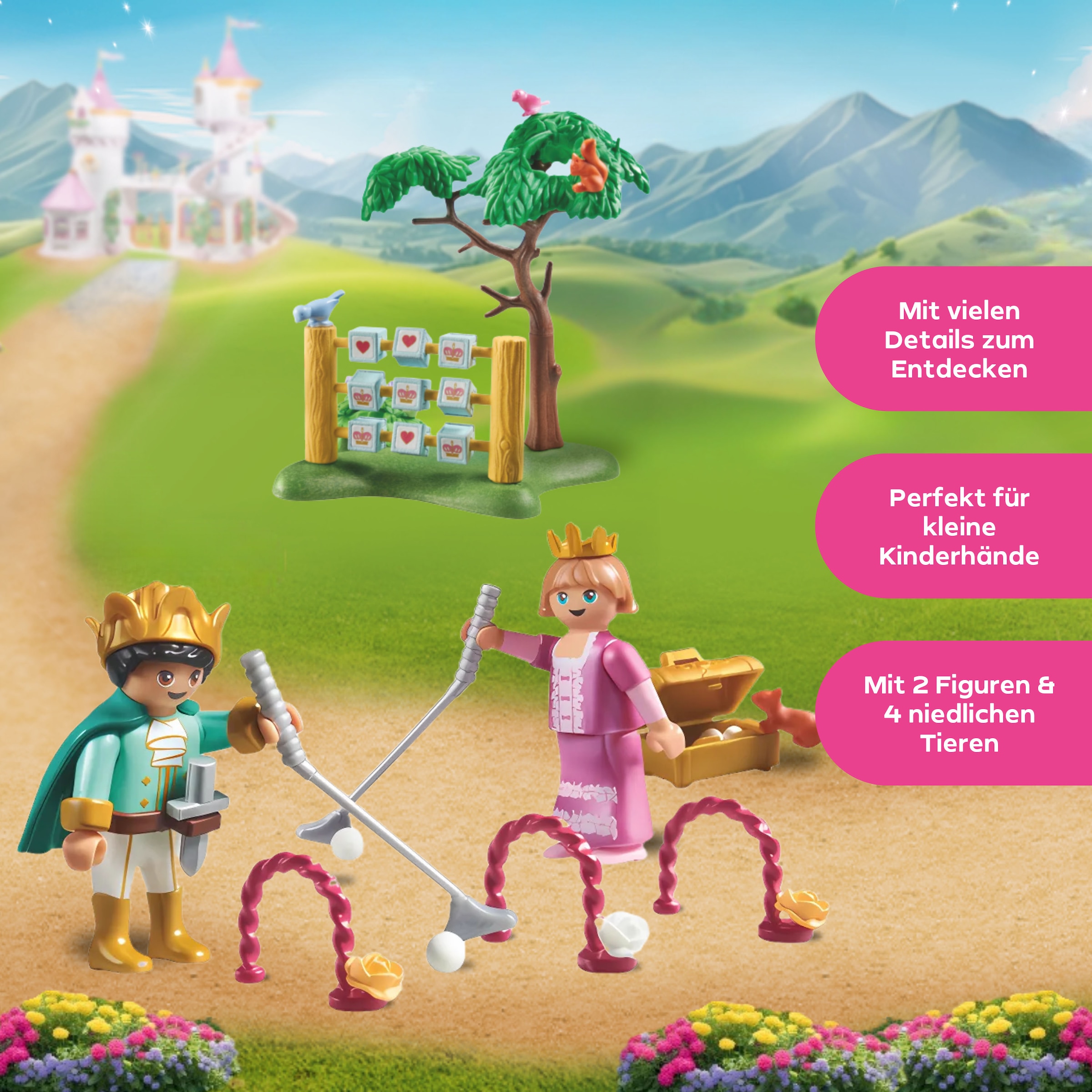 Playmobil® Jeu de construction »Königskinder im Spielgarten (71849), Playmobil Princess Magic«