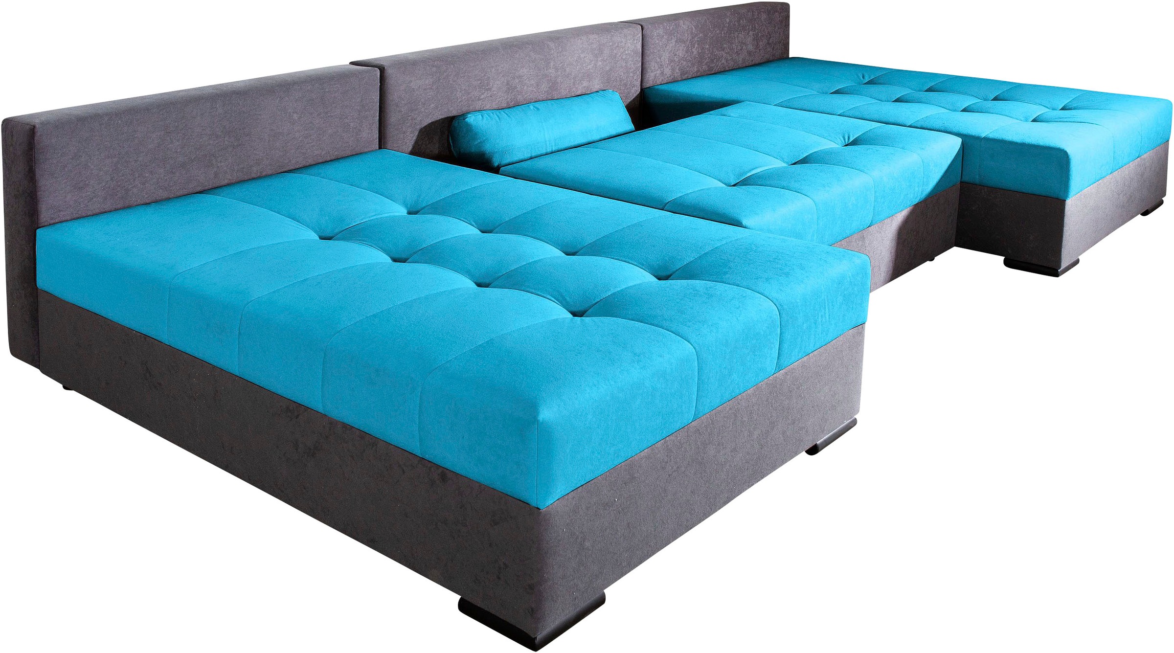 COLLECTION AB Wohnlandschaft »Josy, Breite 307 cm«, 2 extra breiten Ottomanen, mit grosser Sitz- und Liegefläche