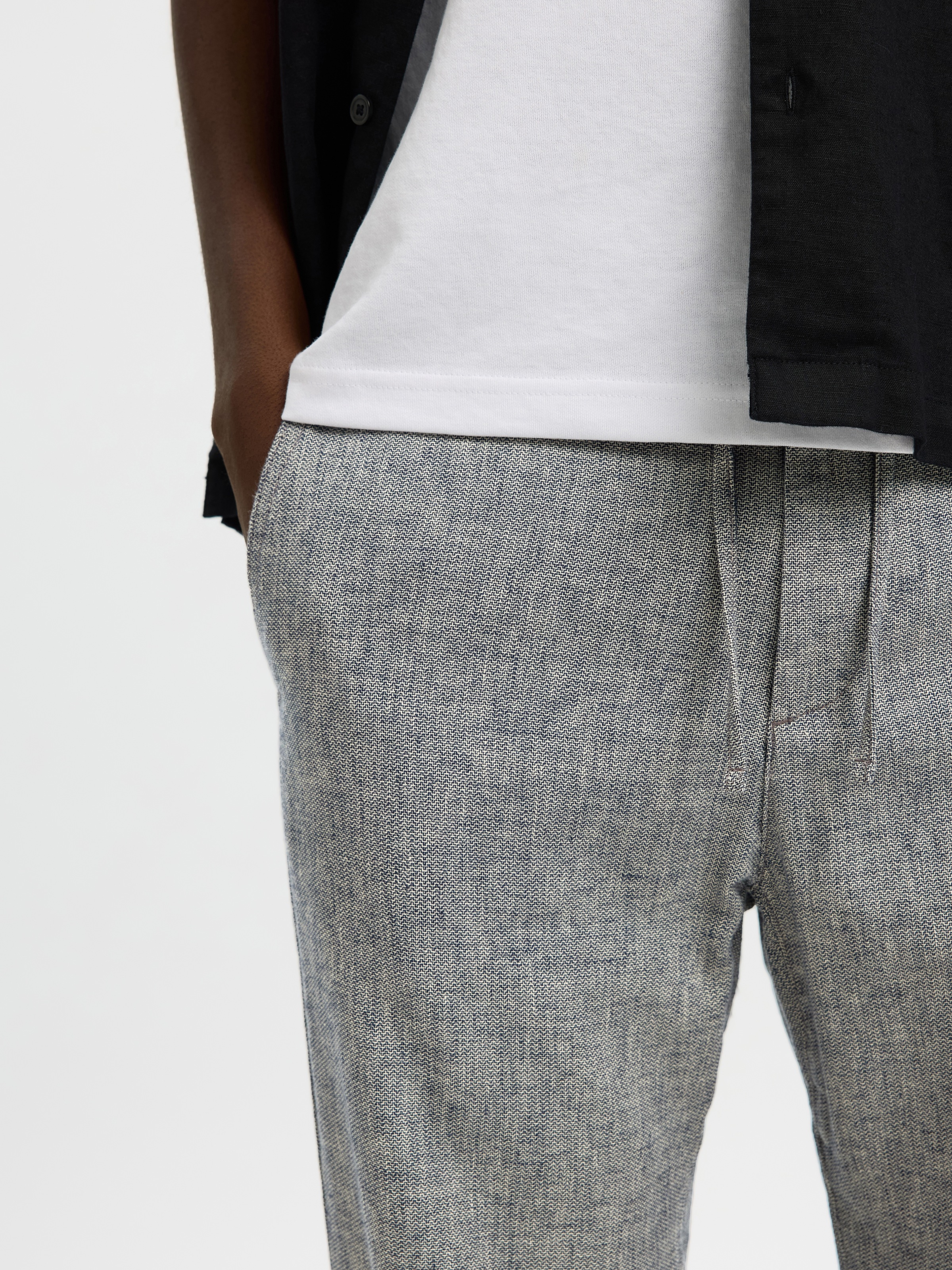SELECTED Chinohose »SLH172-SLIMTAPE BRODY LINEN PANT NOOS«  Baumwollmischung, slim fit