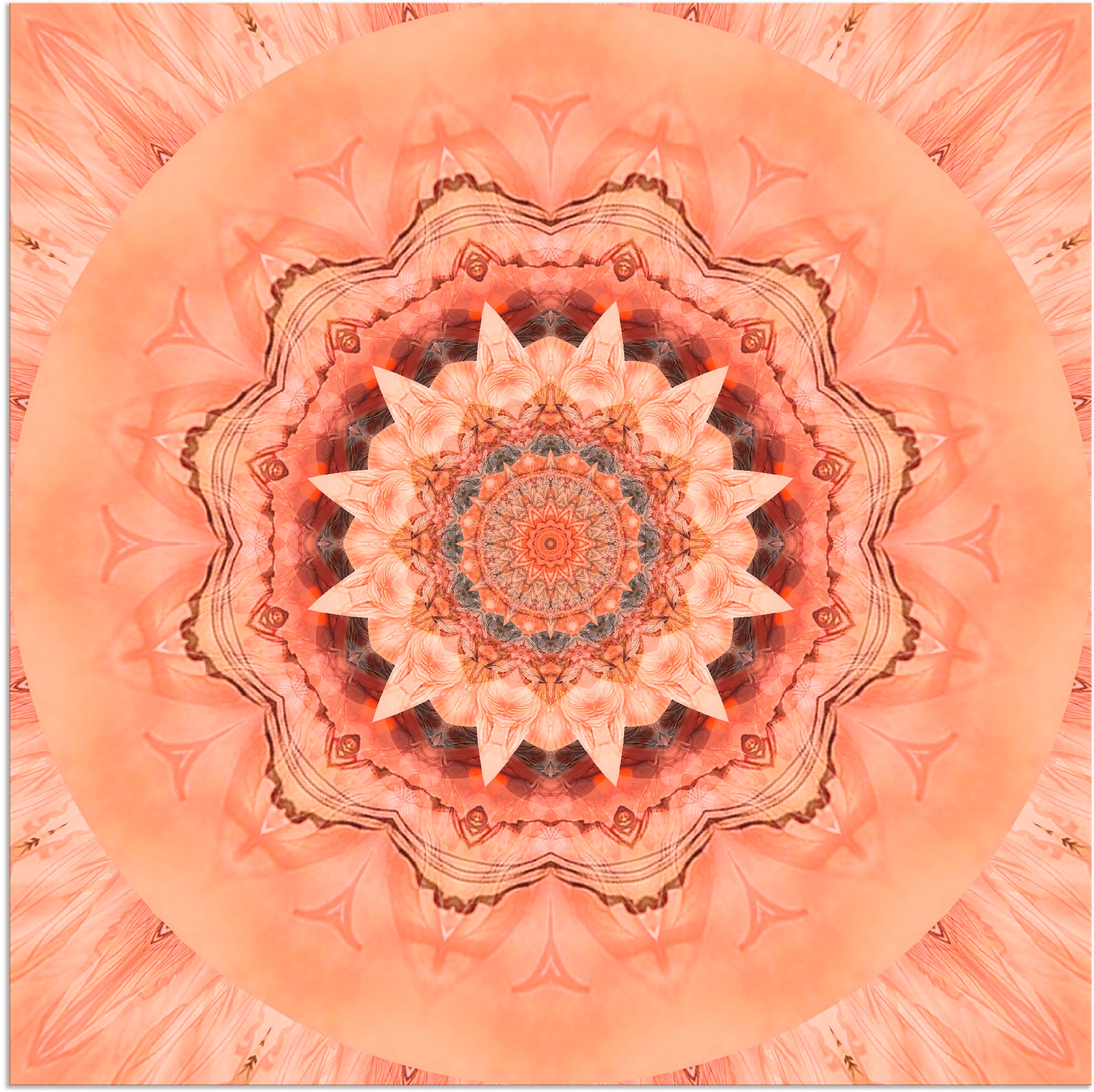 Image of Artland Wandbild »Mandala Barmherzigkeit«, Muster, (1 St.), in vielen Grössen & Produktarten - Alubild / Outdoorbild für den Aussenbereich, Leinwandbild, Poster, Wandaufkleber / Wandtattoo auch für Badezimmer geeignet bei Ackermann Versand Schweiz