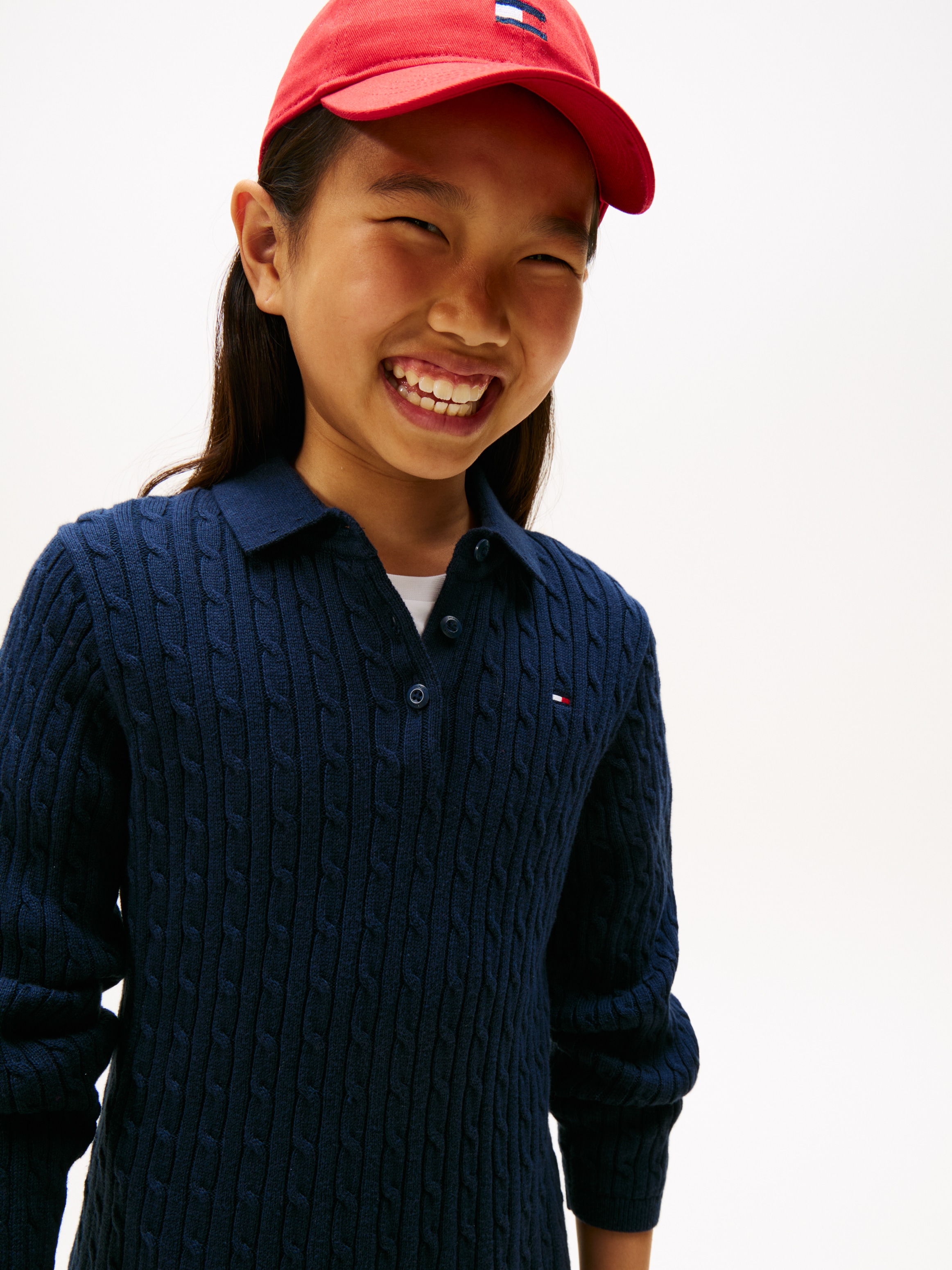 Tommy Hilfiger Strickkleid »CABLE SWEATER DRESS«, Kinder bis 16 Jahre