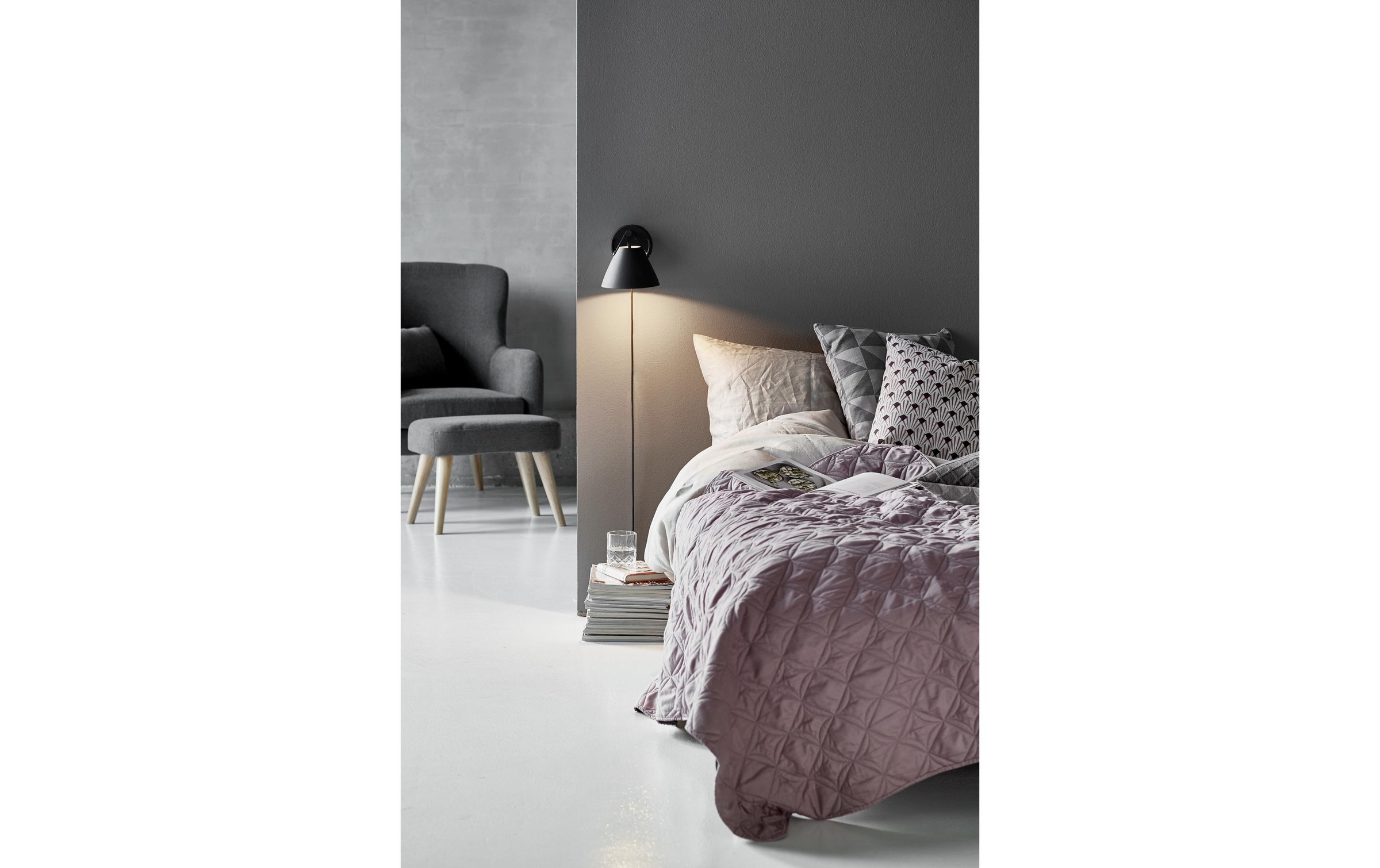 Nordlux Wandleuchte »Strap 15«, 1 flammig, Leuchtmittel GU10 | Leuchtmittel wechselbar, Aus Metall und Leder
