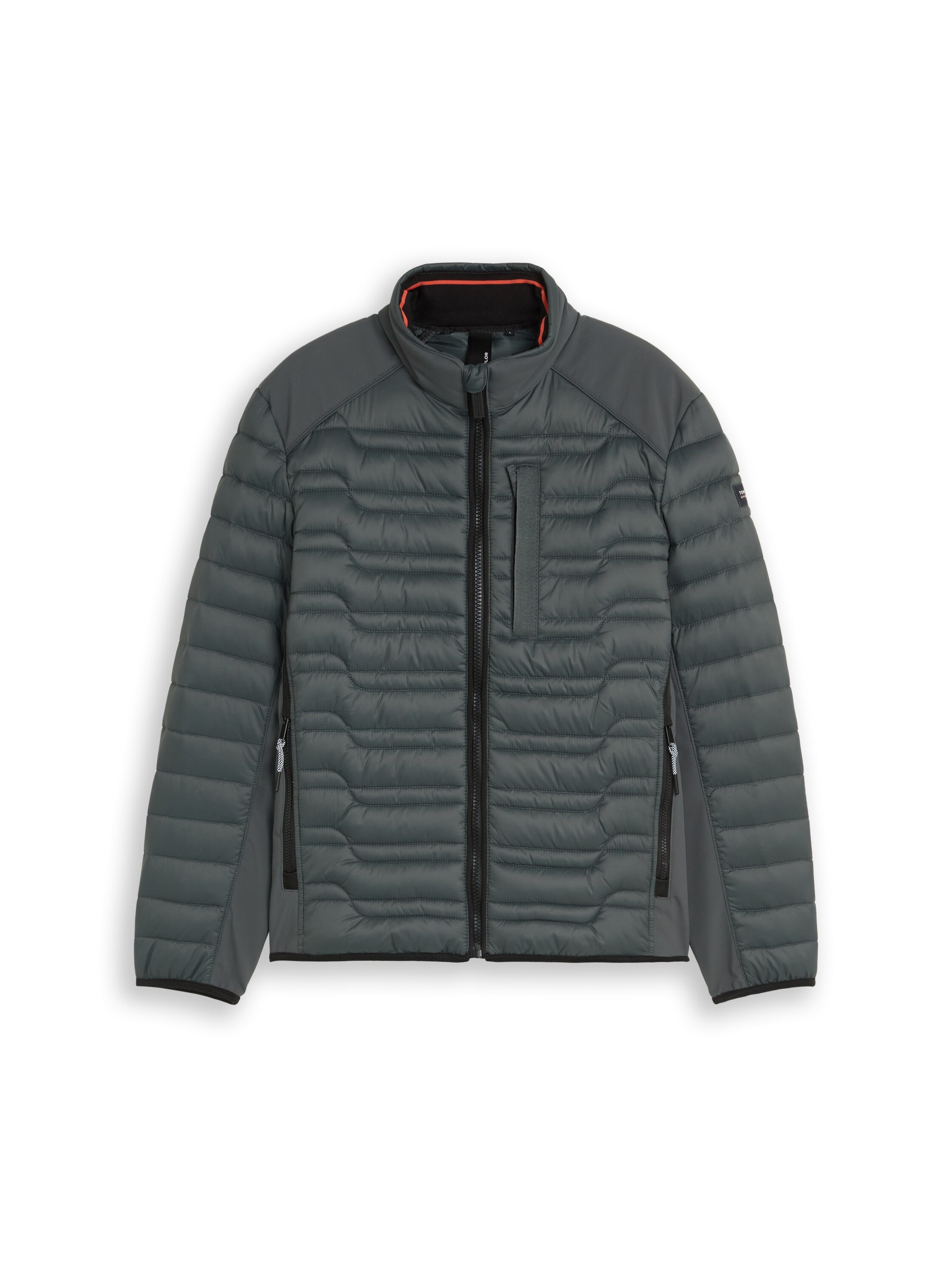 TOM TAILOR Steppjacke ohne Kapuze mit Stehkragen und Reissverschluss