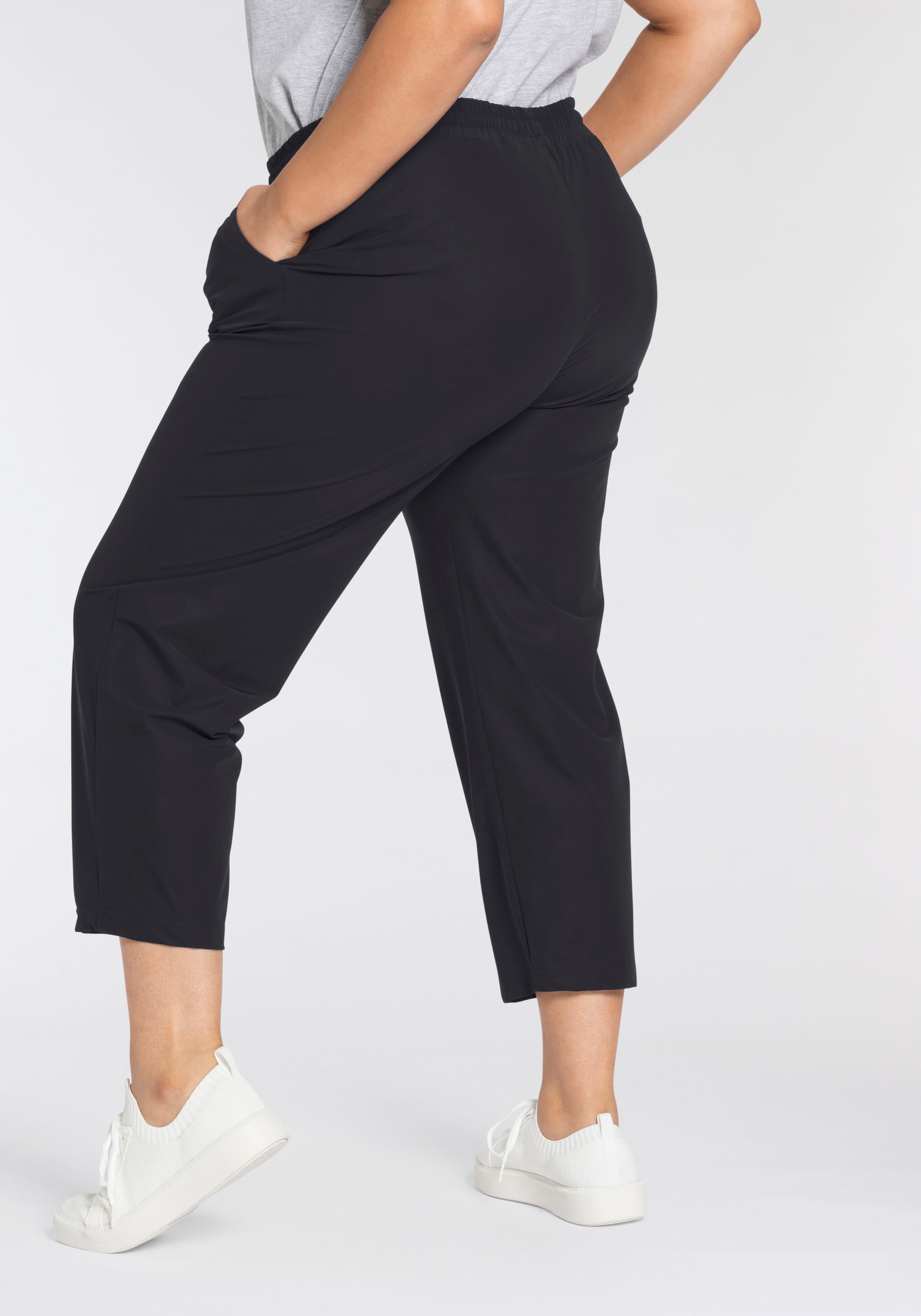 KjBRAND Pantalon à enfiler »7/8 Babsie Jogg Sensitiv«  Pantalon d'été avec ceinture élastique