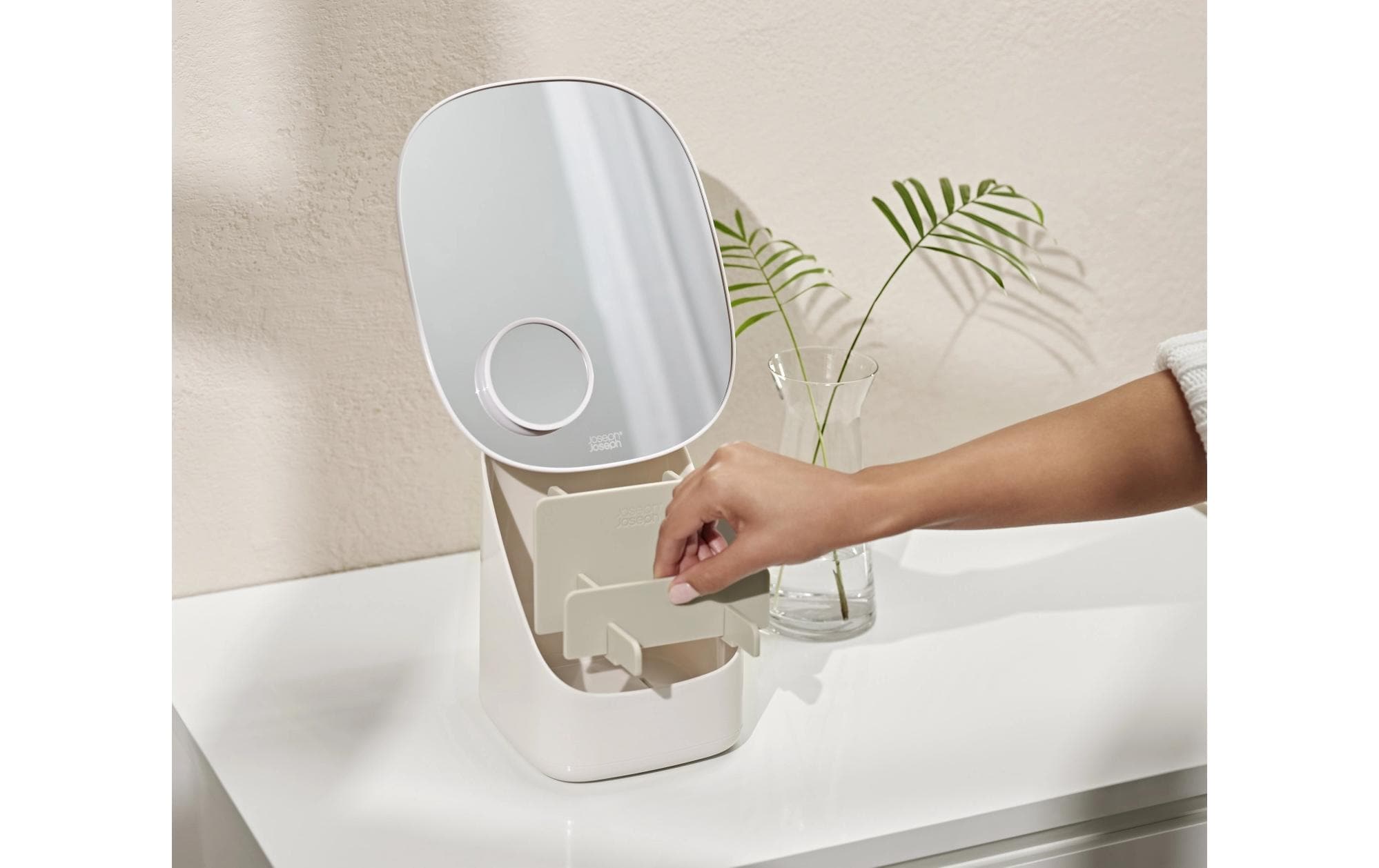 Joseph Joseph Kosmetikspiegel »Viva™ Kosmetik-Organizer« BxTxH: 21x18,5x23 cm