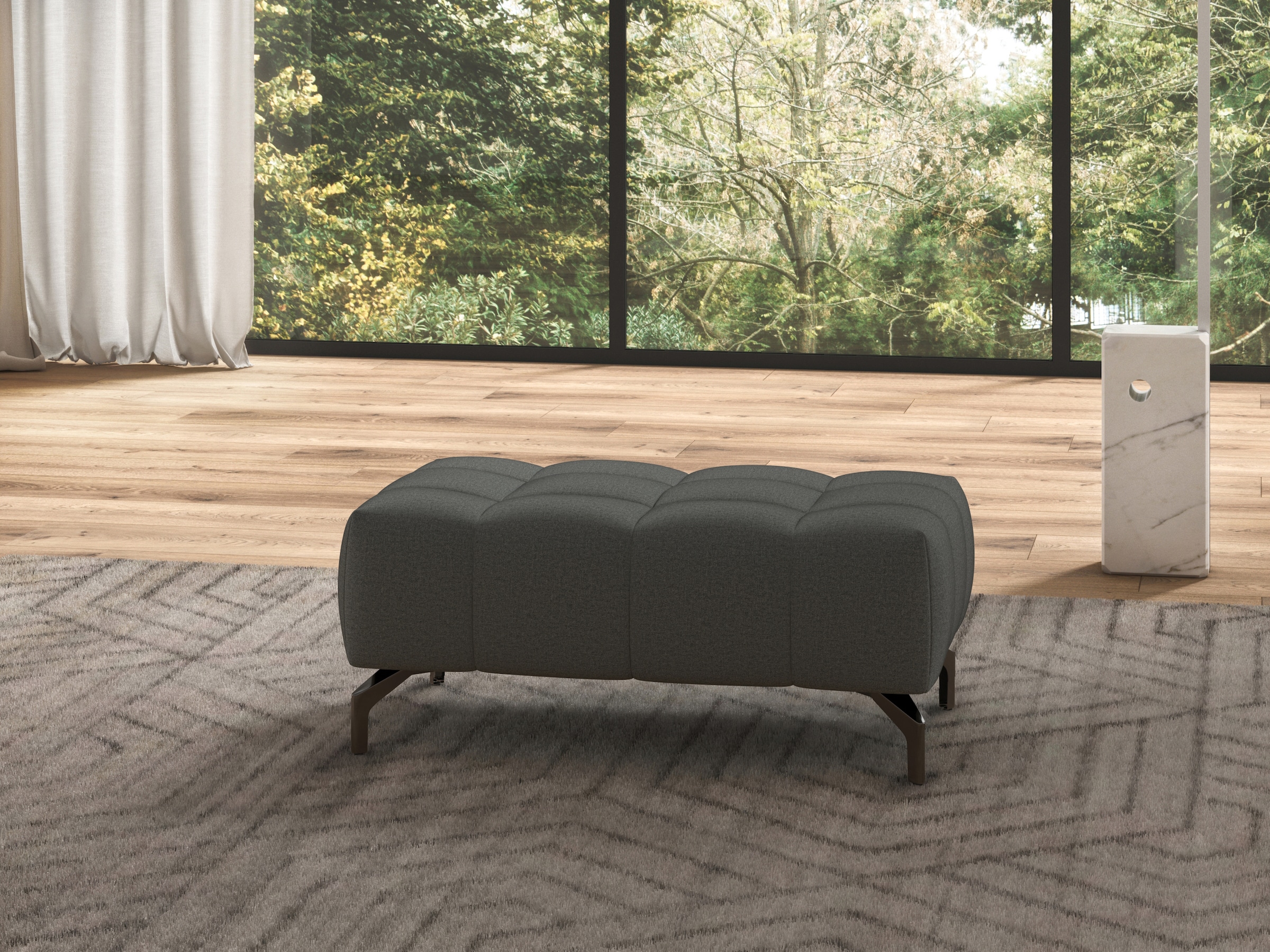 Image of sit&more Hocker "Cool" mit schwarzen Füssen