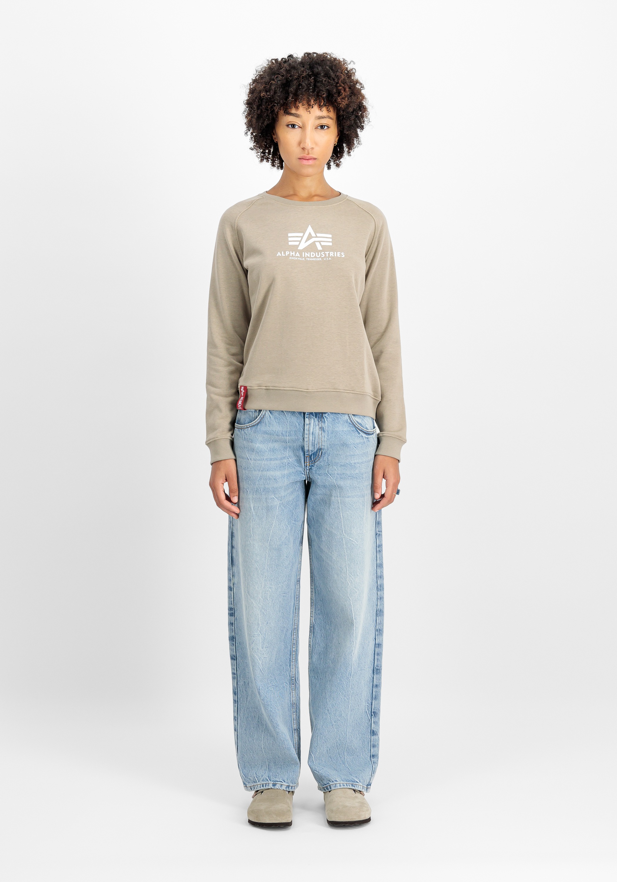 Alpha Industries Sweater »Alpha Industries Women - Sweatshirts New Basic Sweatshirt BL W«