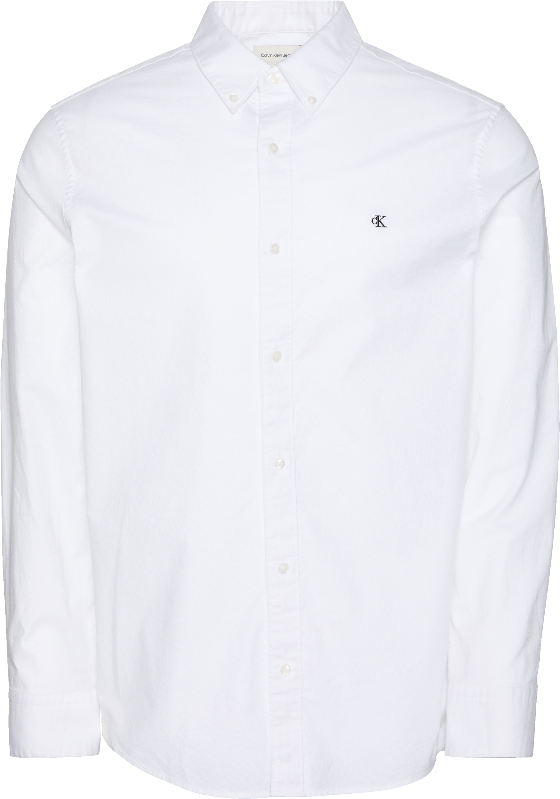 Calvin Klein Jeans Chemise à manches longues Button-Down-Kragen, Baumwoll-Stretch