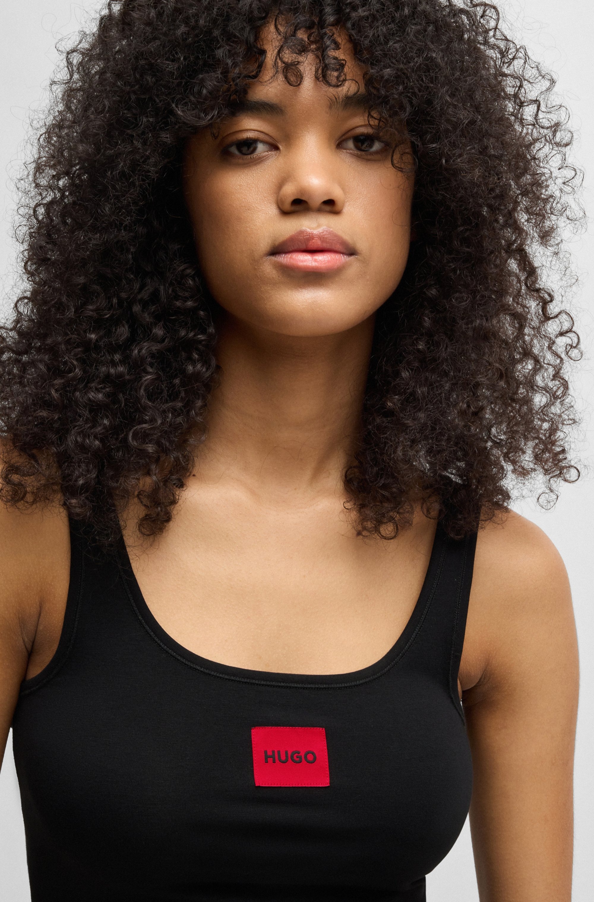 HUGO Underwear Trägertop »VEST RED LABEL«, mit rotem Labelaufnäher