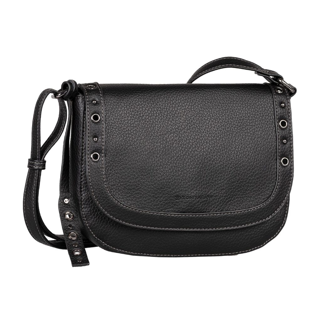 TOM TAILOR Sac de selle »Elaria« style western chic avec clous et œillets comme point fort avec pendentif décoratif