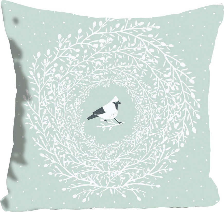 queence Dekokissen »Julius« mit einem Vogel