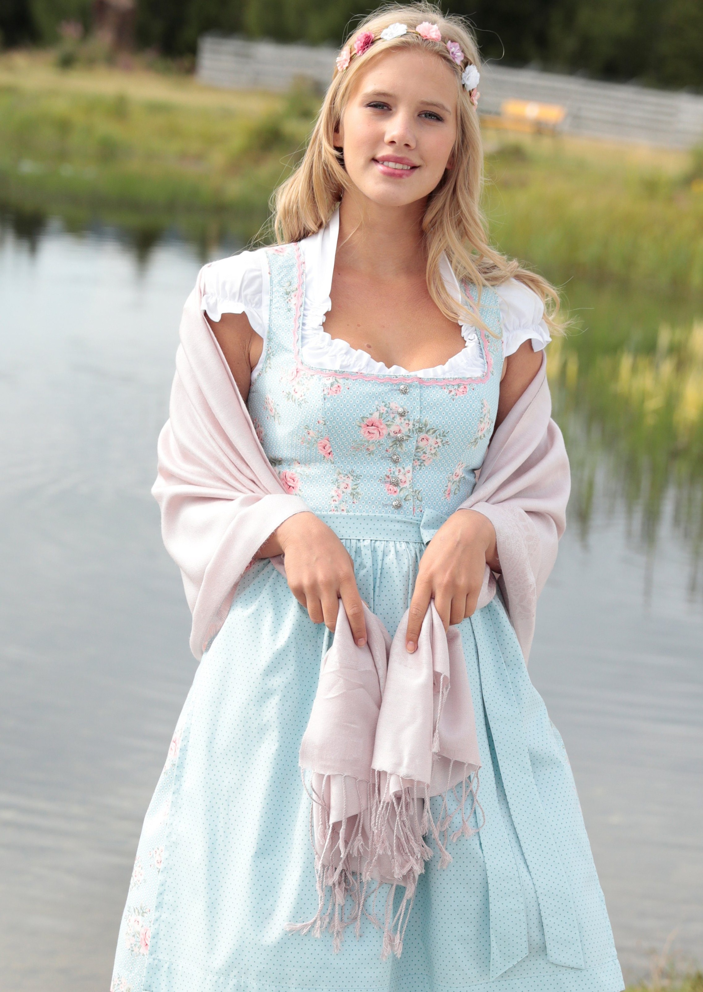 Image of PURSET Schal, Stola mit Ornamentbordüre bei Ackermann Versand Schweiz