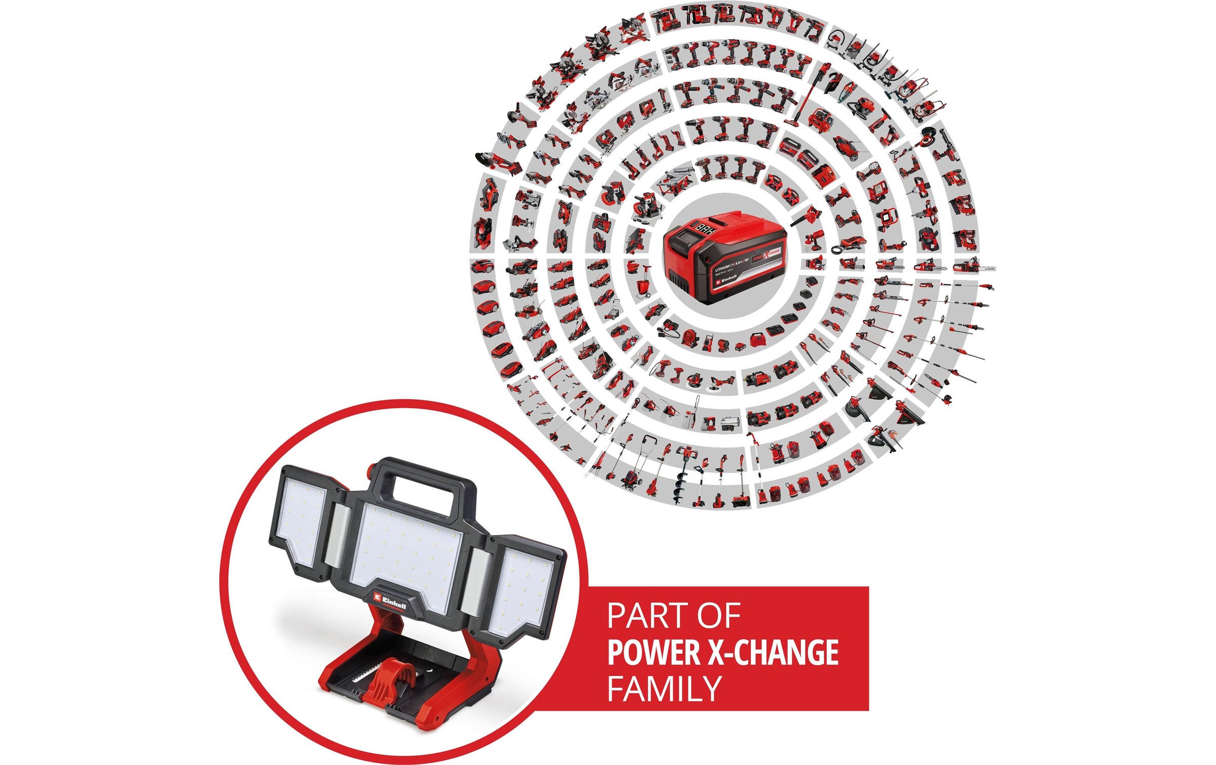 Einhell Strahler »TP-CL 18/3000 Li Set – Solo«