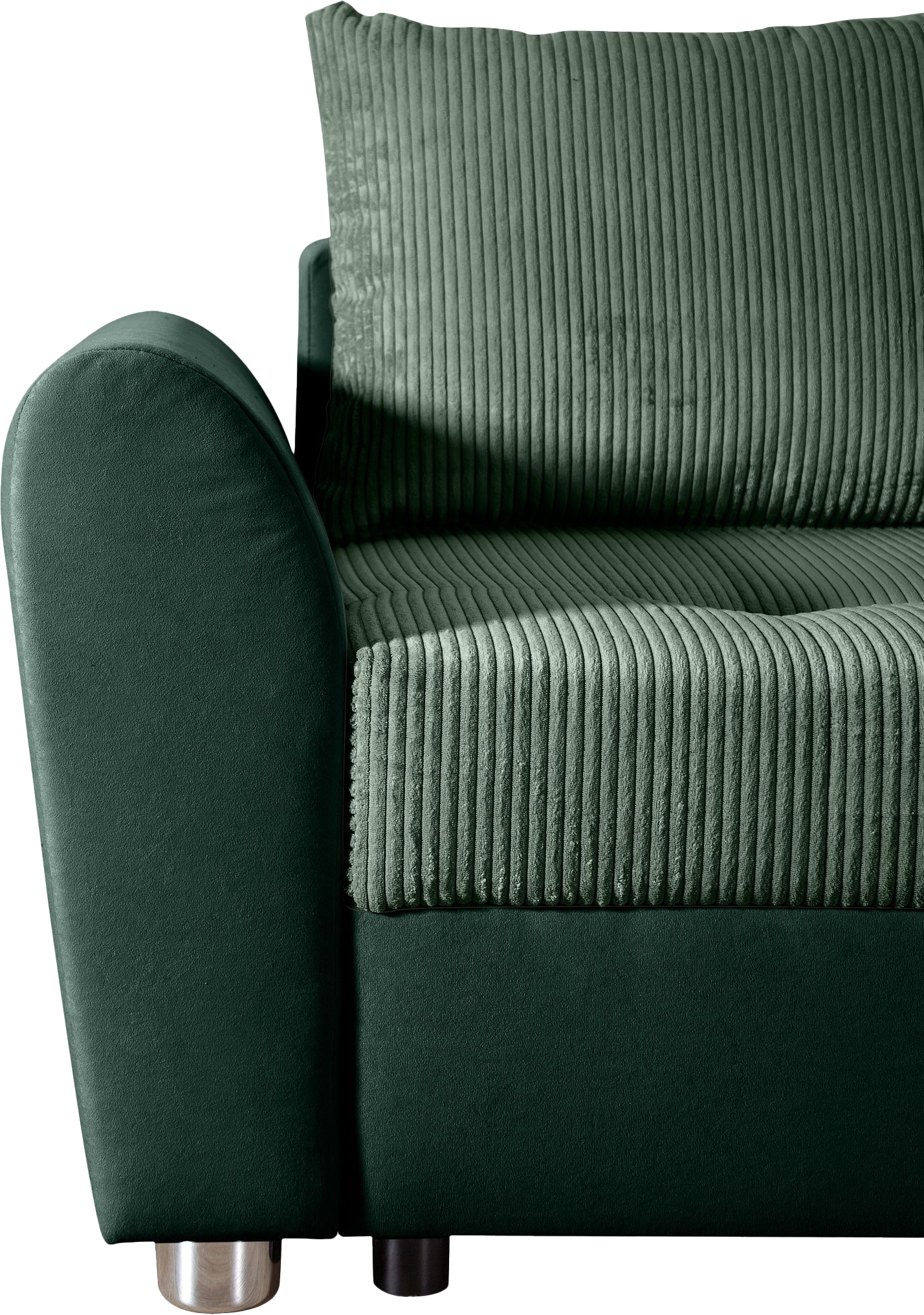 COLLECTION AB Ecksofa »Jana L-Form«, inkl. Bettfunktion,Bettkasten und Bonnelfederkern