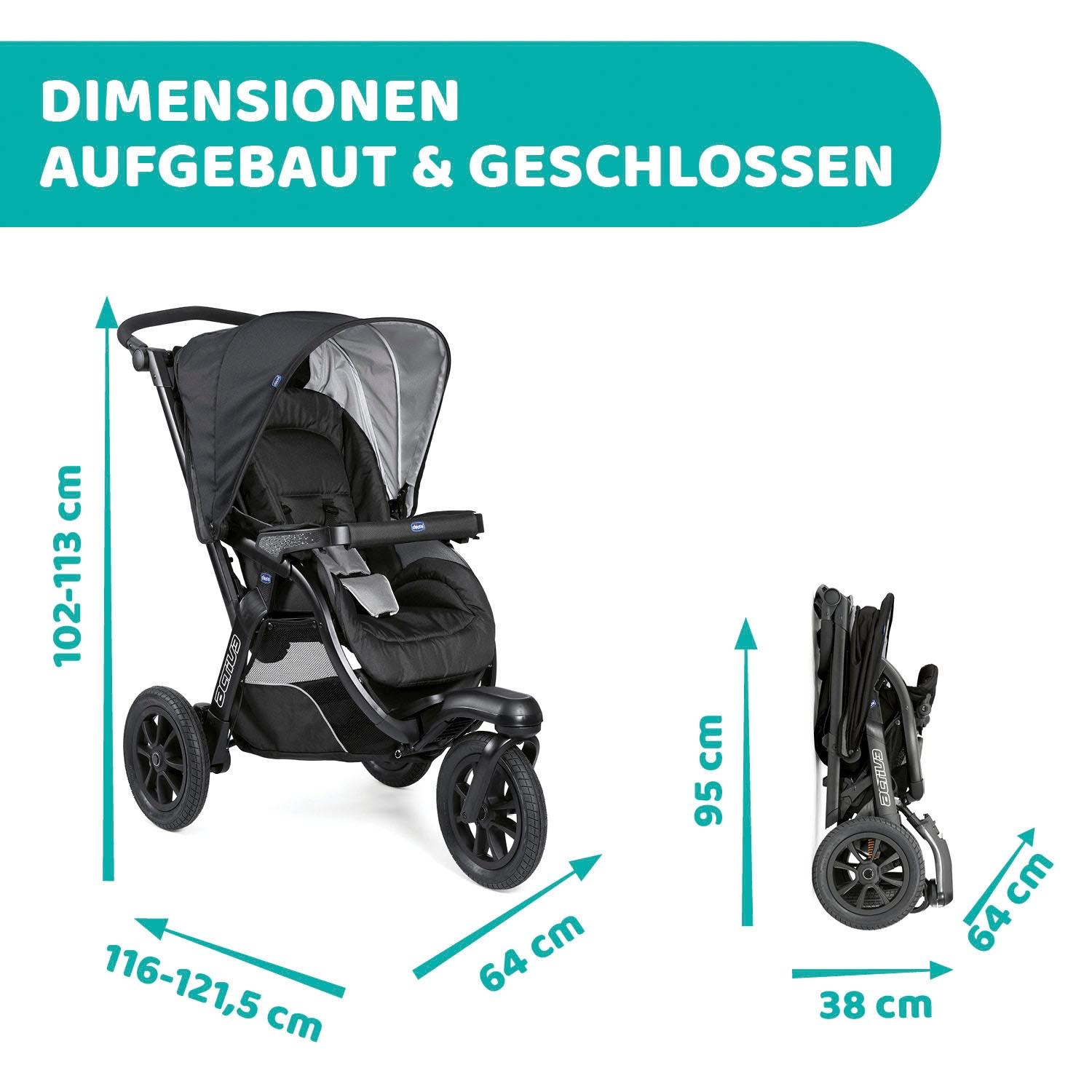 Chicco Kombi-Kinderwagen »Activ3«