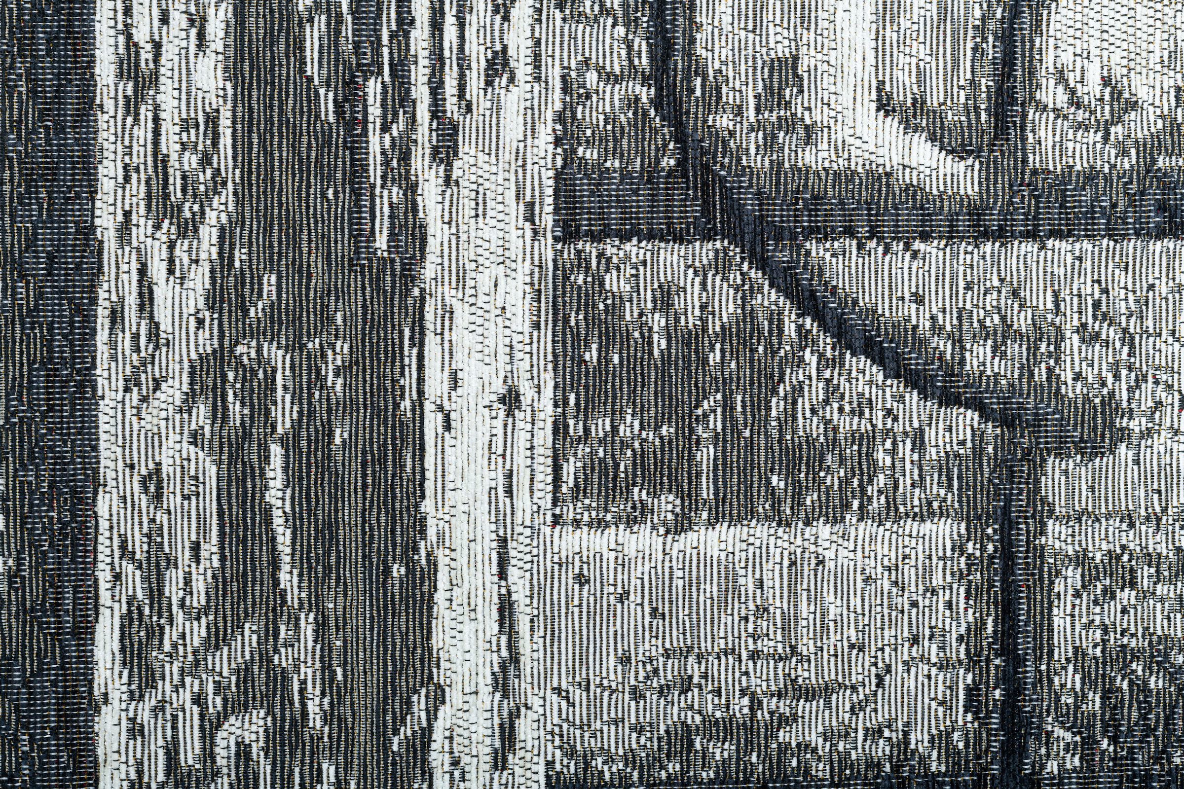 Sansibar Teppich »Keitum 010« rund 3 mm Höhe Flachgewebe, modernes Holz Design, Motiv, gekreuzte Säbel