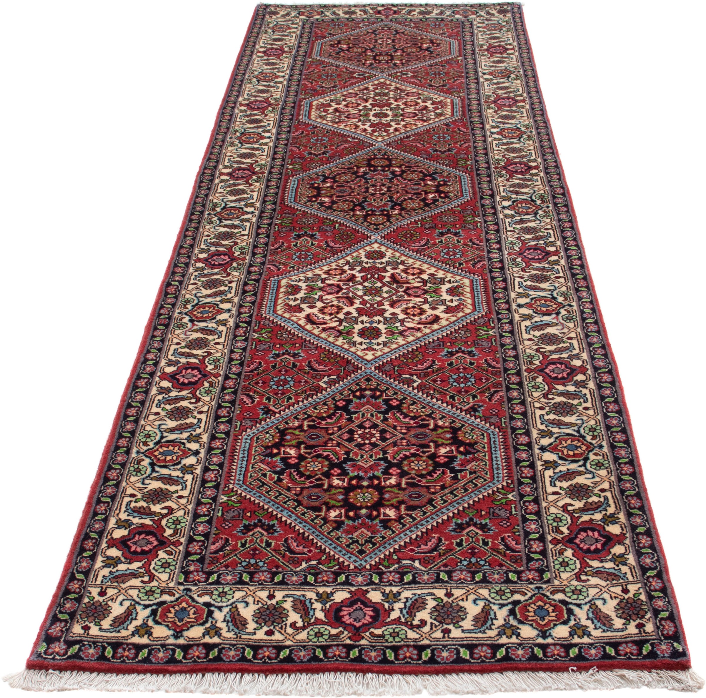 Image of morgenland Orientteppich »Perser - Bidjar - 280 x 82 cm - mehrfarbig«, rechteckig, 15 mm Höhe, Wohnzimmer, Handgeknüpft, Einzelstück mit Zertifikat bei Ackermann Versand Schweiz