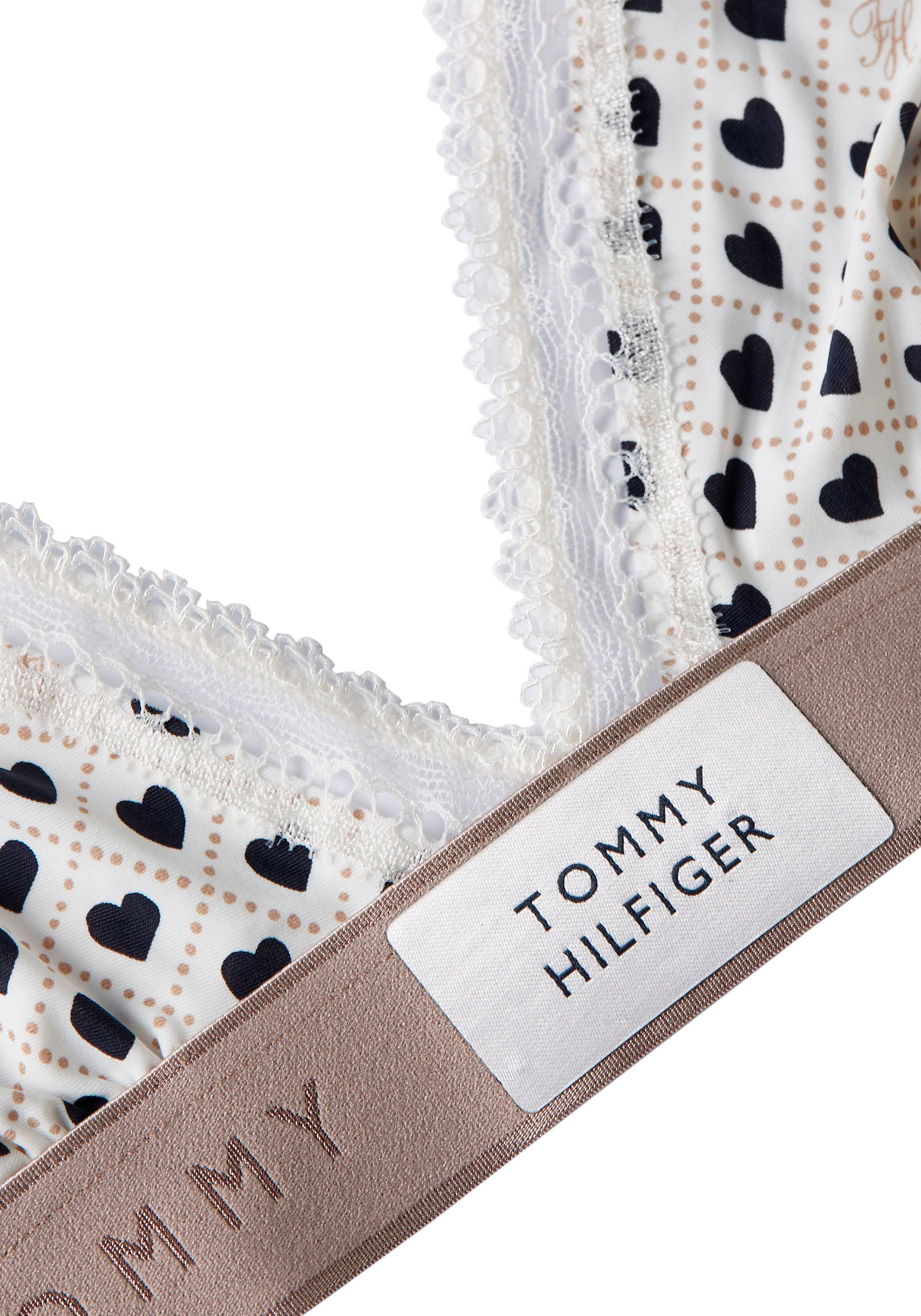 Tommy Hilfiger Underwear Triangel-BH »TRIANGLE PRINT«, mit modischem Logobund