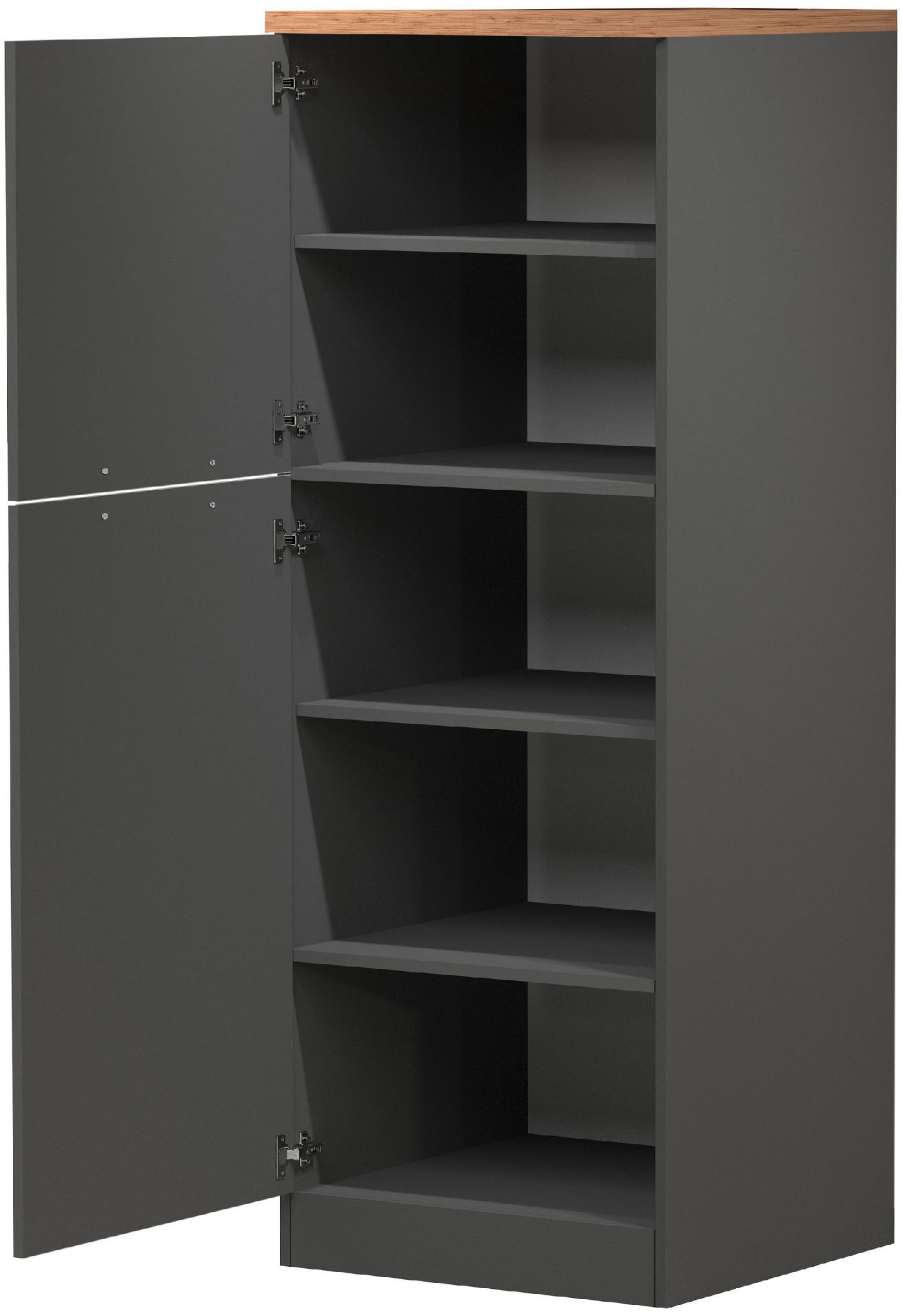 KOCHSTATION Vorratsschrank »KS-Sole,Hauswirtschaftsschrank,Stauschrank,Küchenschrank« Breite/Höhe 60/165 cm, 5 Fächer