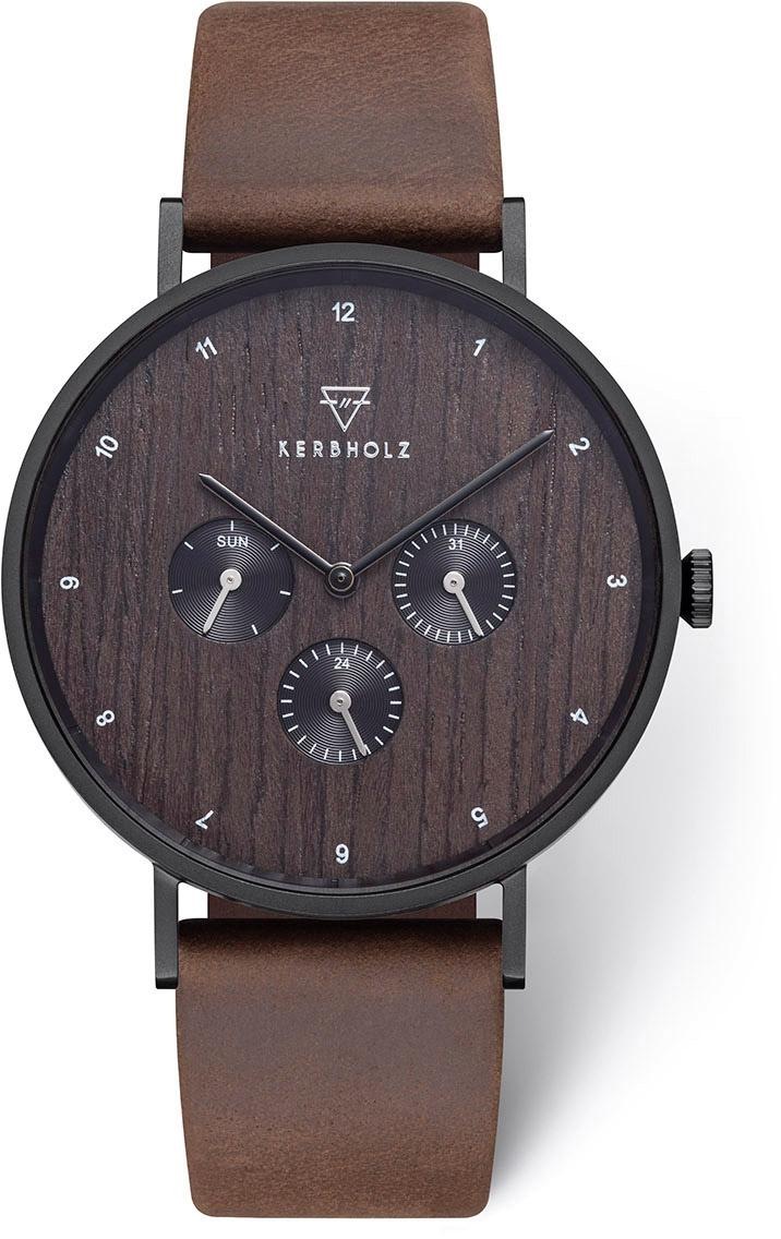 Image of KERBHOLZ Multifunktionsuhr »Caspar Heritage Wood« bei Ackermann Versand Schweiz