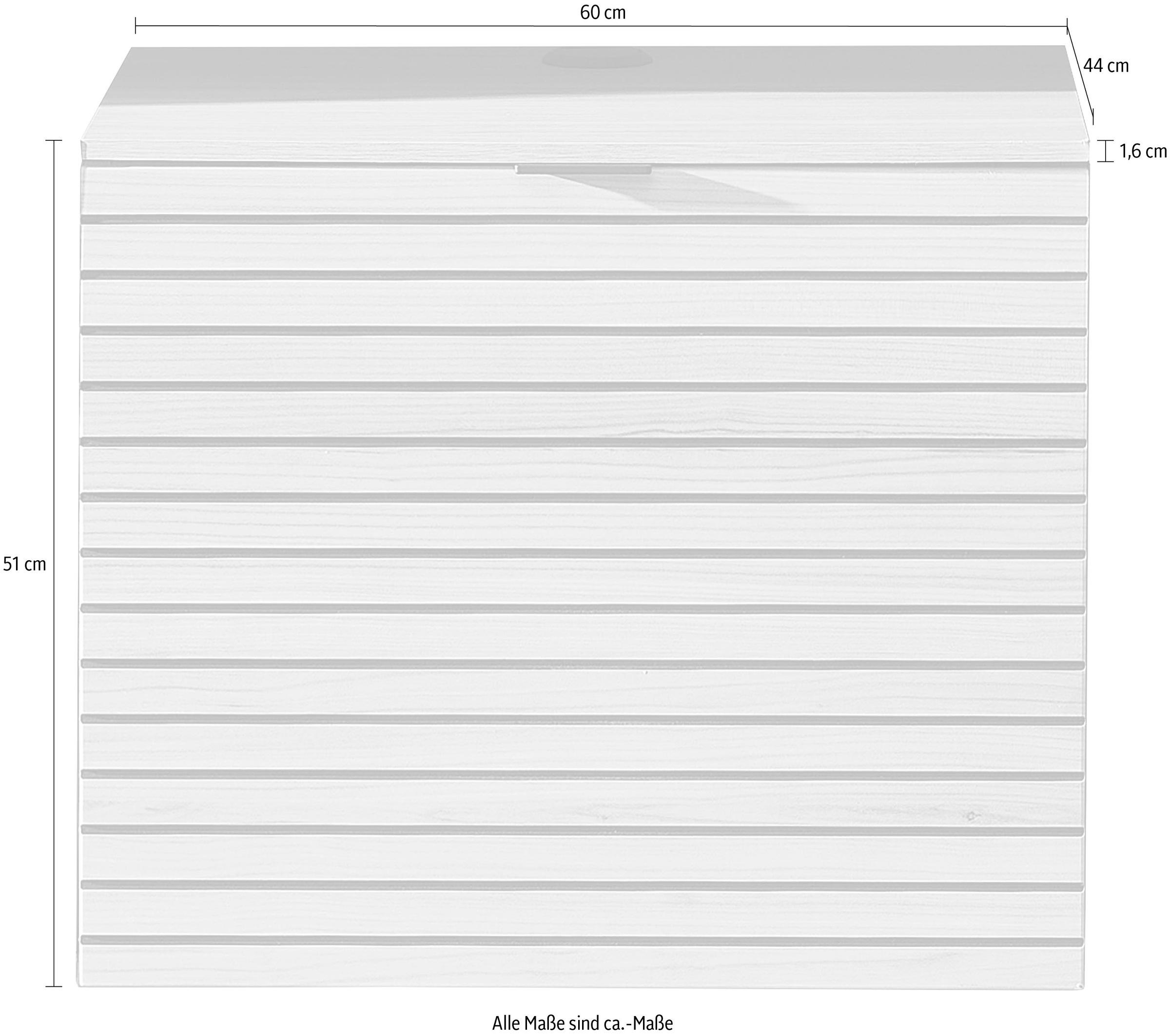 Innostyle Meuble TV »INA TV-Lowboard, 60 x 51 x 44 cm (B/H/T)« 1 cuis tlg. utilisable debout/suspendu, 1 porte, Softclose