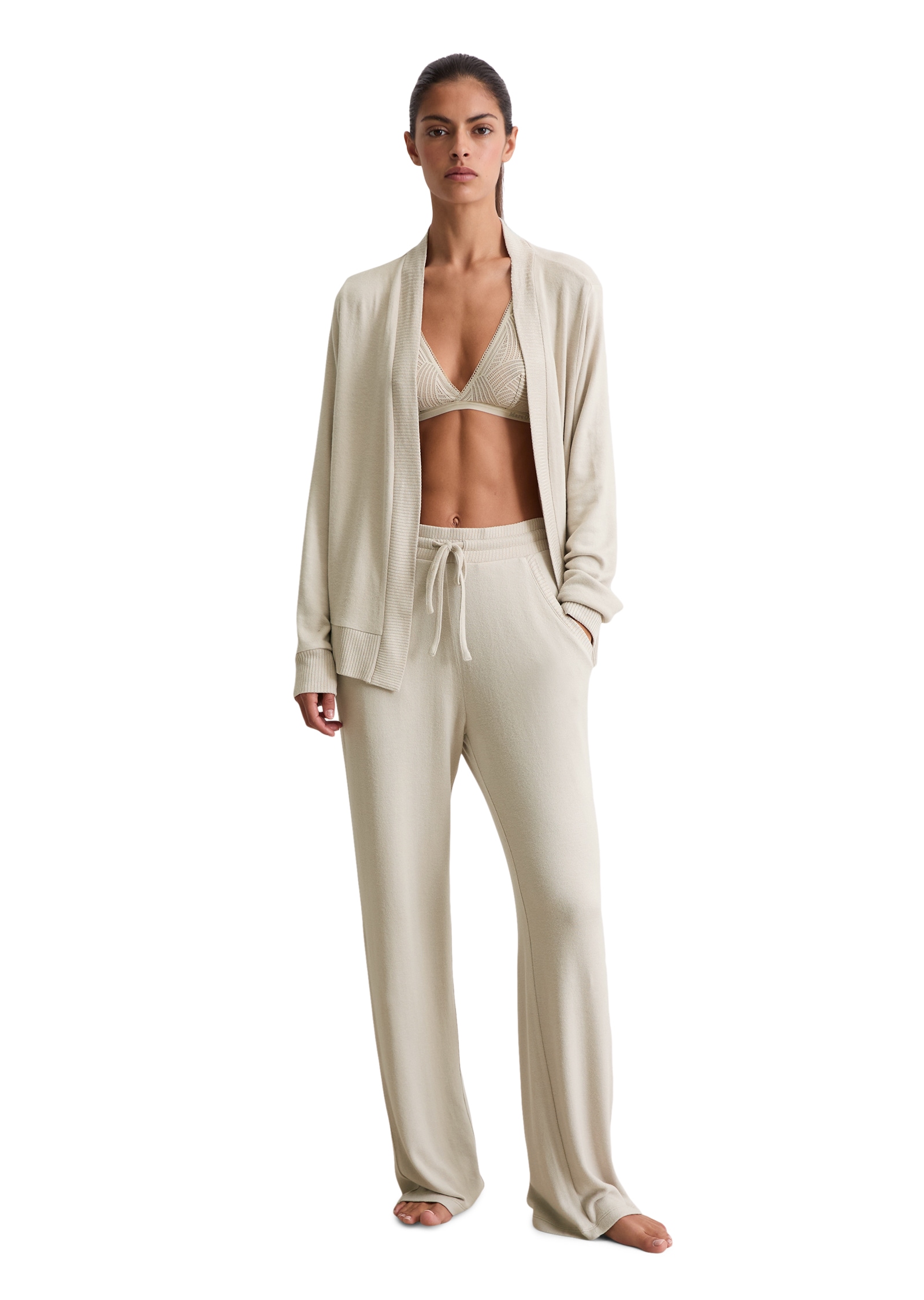 Marc O'Polo Loungehose »Soft Knit«  weich, Modalmix, seitliche Taschen, Bindeband, lockerer Fit