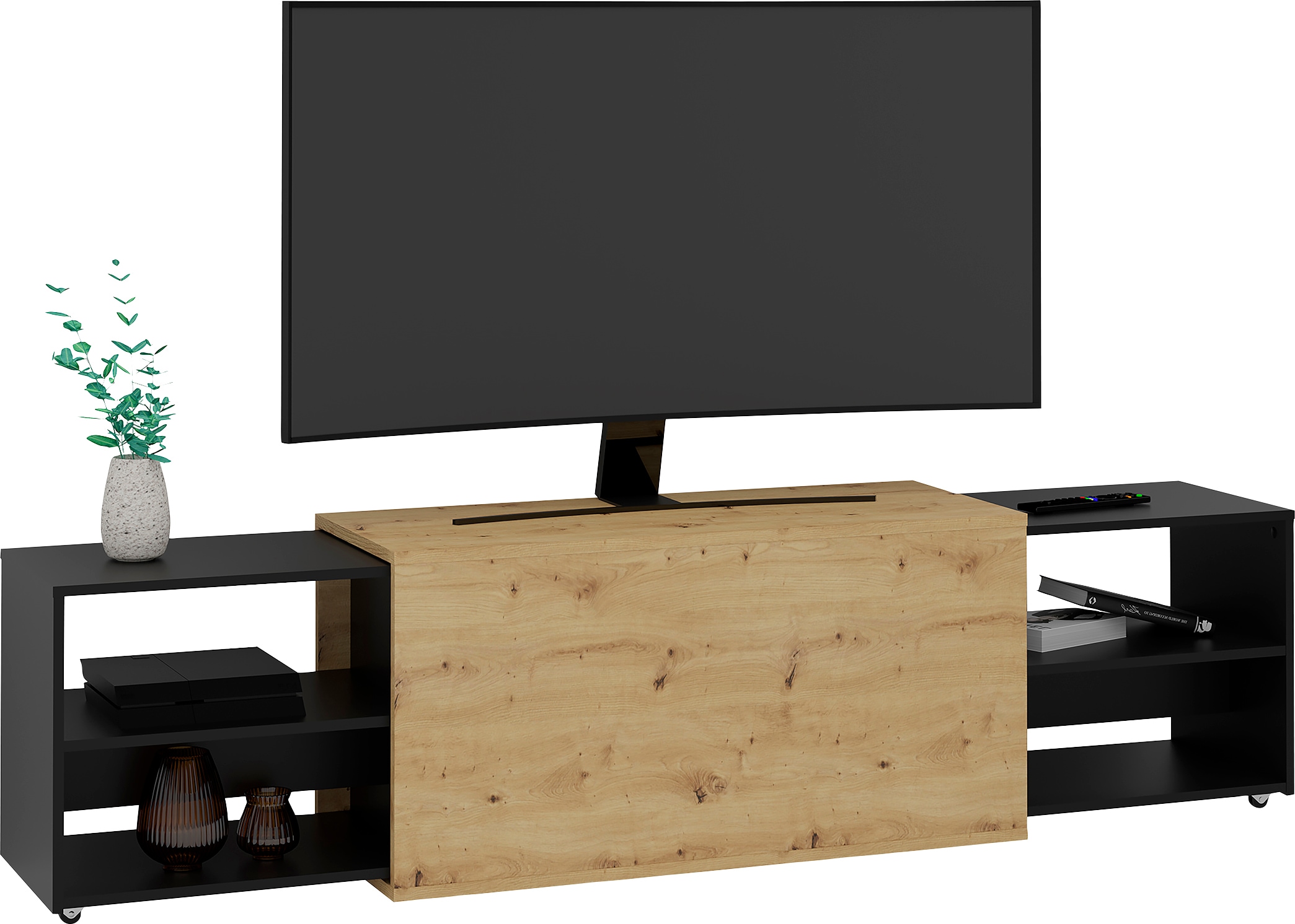 FMD TV-Board »Slide«, ausziehbar auf 194,5 cm