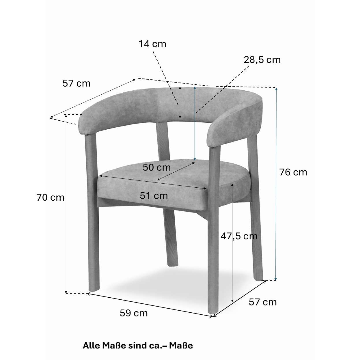 Home affaire Chaise avec accoudoirs »NUVOLA Stuhl,Armstuhl,Made in Italy,Massivholz,Samt,24 Farbvarianten« () 1 cuisSalon-bureau, coin lecture, velours résistant à la saleté avec effet nuage