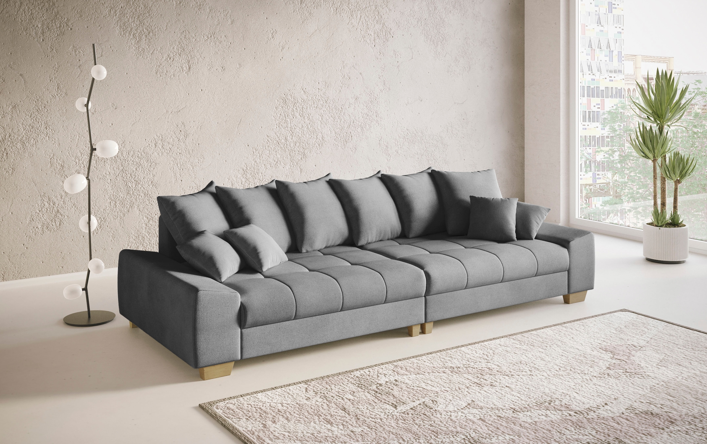 Mr. Couch Big-Sofa »Nikita II« mit Kaltschaumpolsterung bis 140kg belastbar