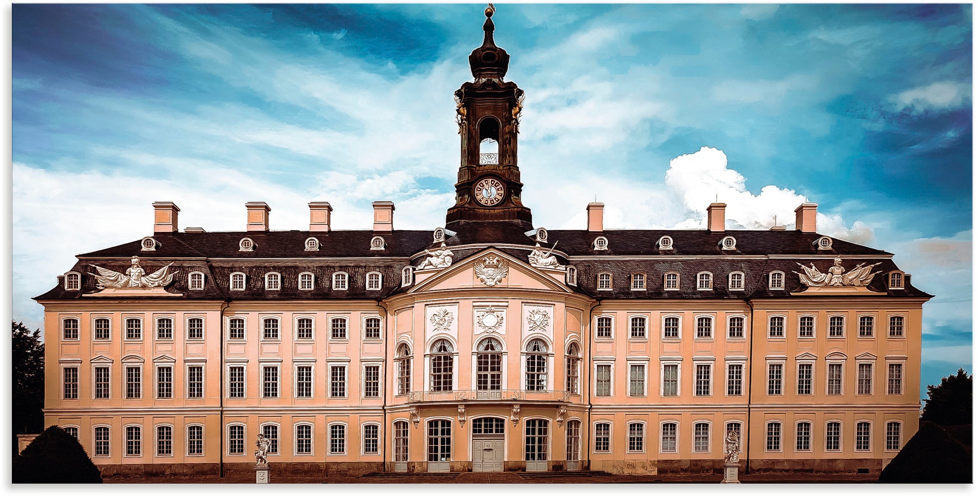 Image of Artland Wandbild »Schloss Hubertusburg Wermsdorf«, Gebäude, (1 St.), in vielen Grössen & Produktarten - Alubild / Outdoorbild für den Aussenbereich, Leinwandbild, Poster, Wandaufkleber / Wandtattoo auch für Badezimmer geeignet bei Ackermann Versand Schwei
