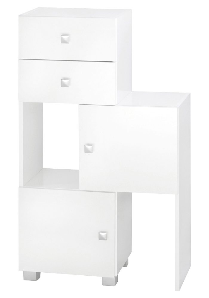 Image of Schildmeyer Schieberegal »Bozen«, Breite 38-68 cm Breite, Türen mit Soft-Close-Funktion, Badregal bei Ackermann Versand Schweiz