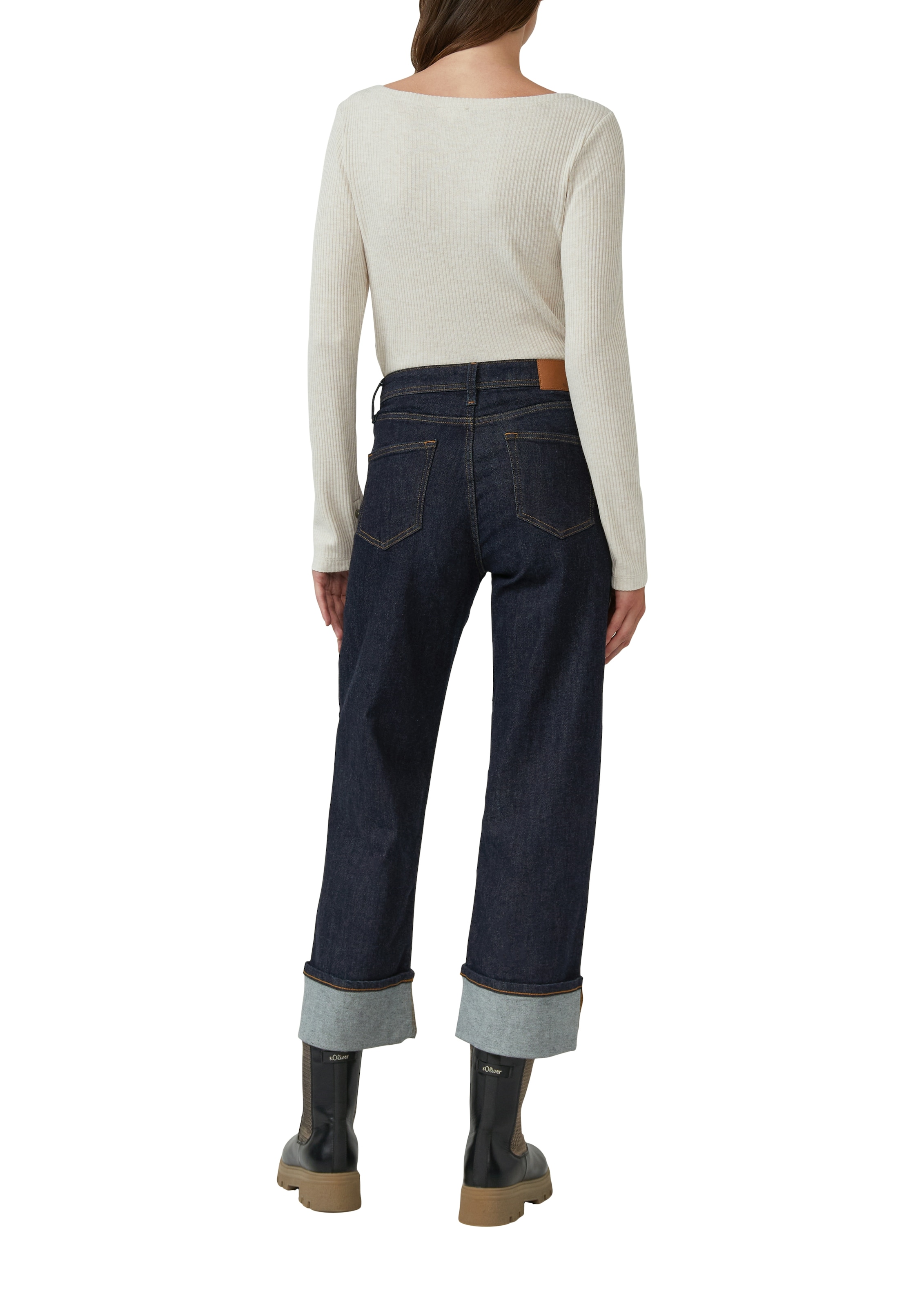 s.Oliver Langarmshirt mit U-Boot-Ausschnitt