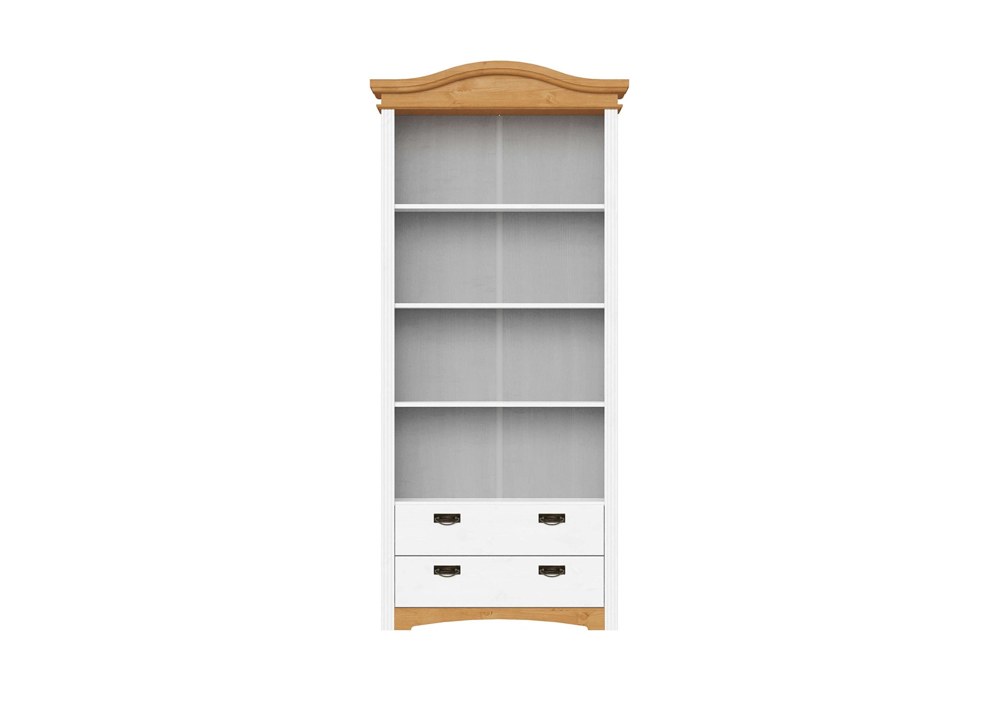 Home affaire Regal »Konrad, Standregal, Bücherregal, Stauraum«, aus massiver Kiefer, Breite 94 cm, Höhe 208 cm, mit Schubladen, FSC®