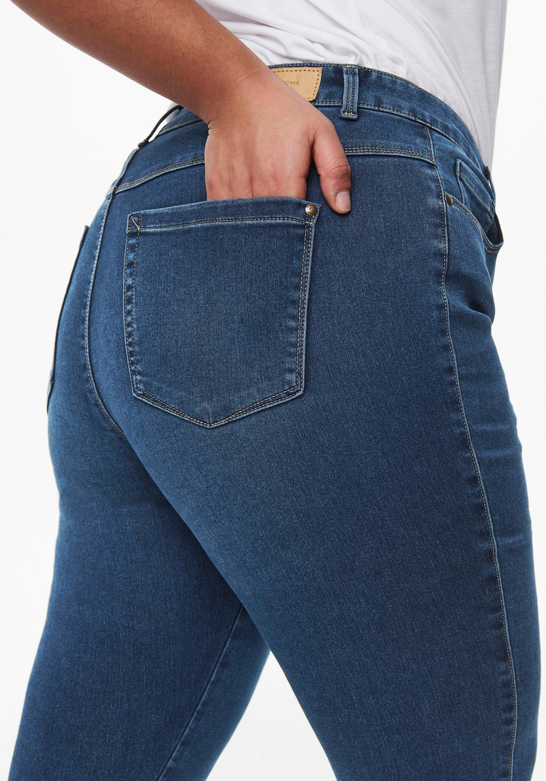 ONLY CARMAKOMA High-waist-Jeans »CARAUGUSTA HW SK DNM«