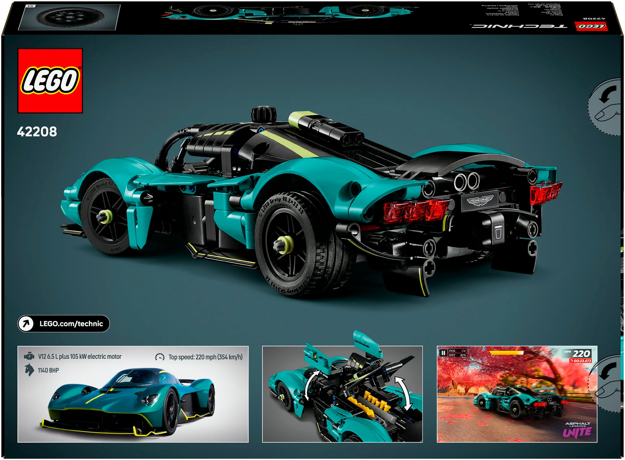 LEGO® Pions de construction »Aston Martin Valkyrie (42208), LEGO Technic« Made in Europe