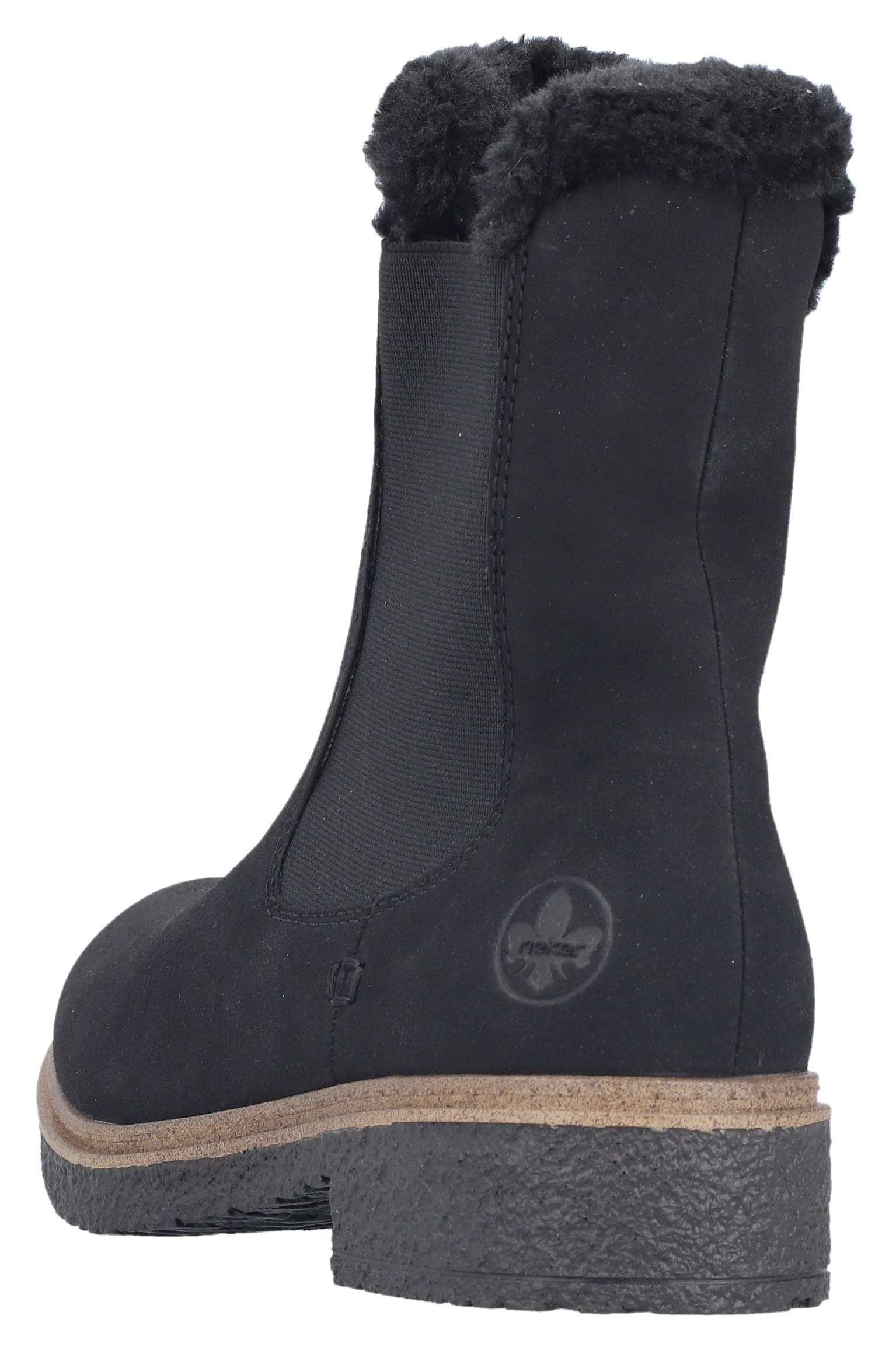 Rieker Bottes d'hiver  chelsea boots, bottines d'hiver, talon bloc, avec fermeture éclair intérieure