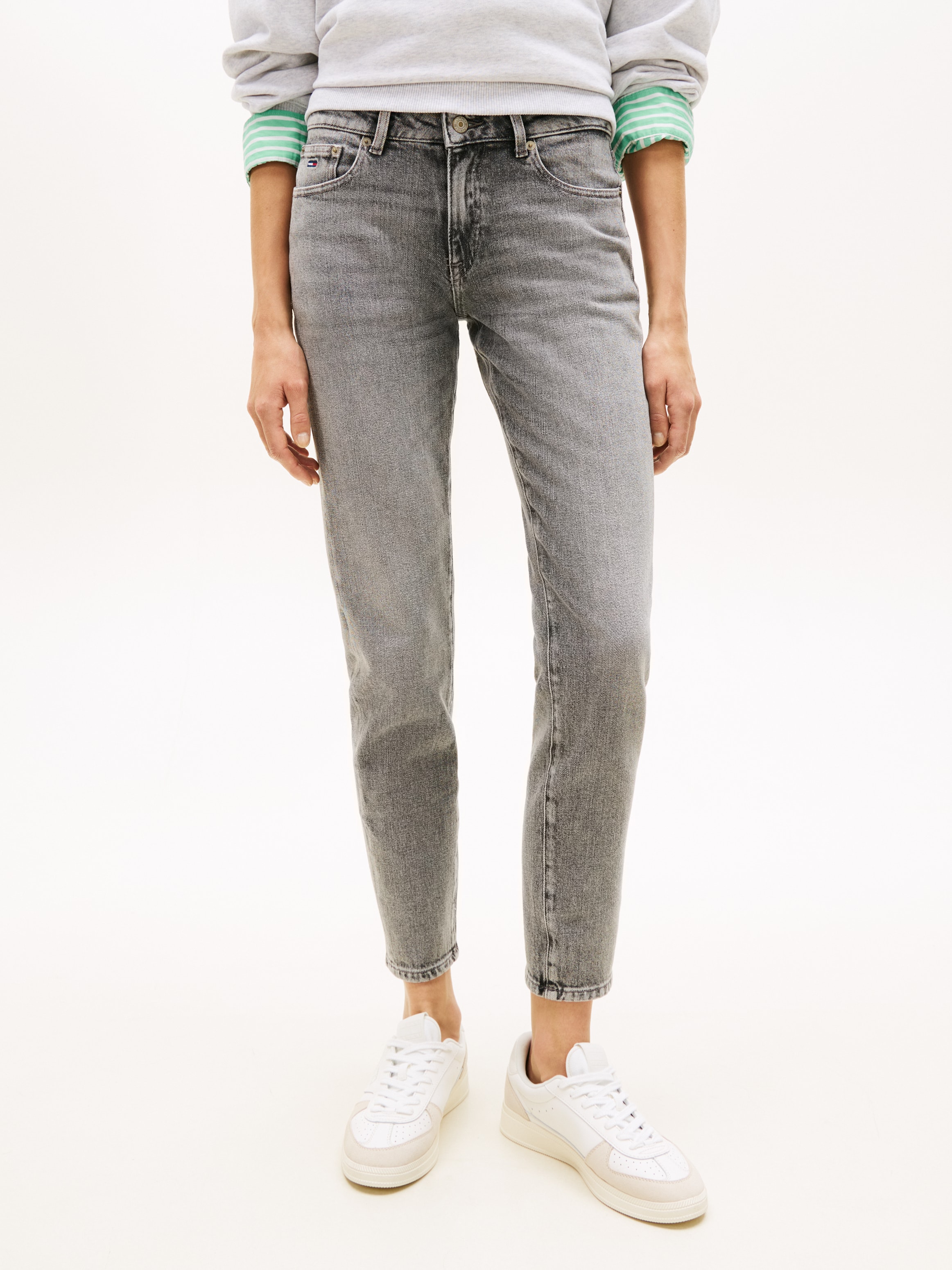 Image of Tommy Jeans Slim-fit-Jeans "MR SLIM" Mid Rise, 5-Pocket-Style