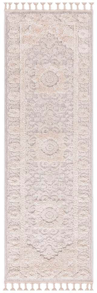 Carpet City Läufer »Valencia 732«, rechteckig, 20 mm Höhe, Boho-Stil, Ornamente, 3D-Effekt, mit Fransen, Sisal