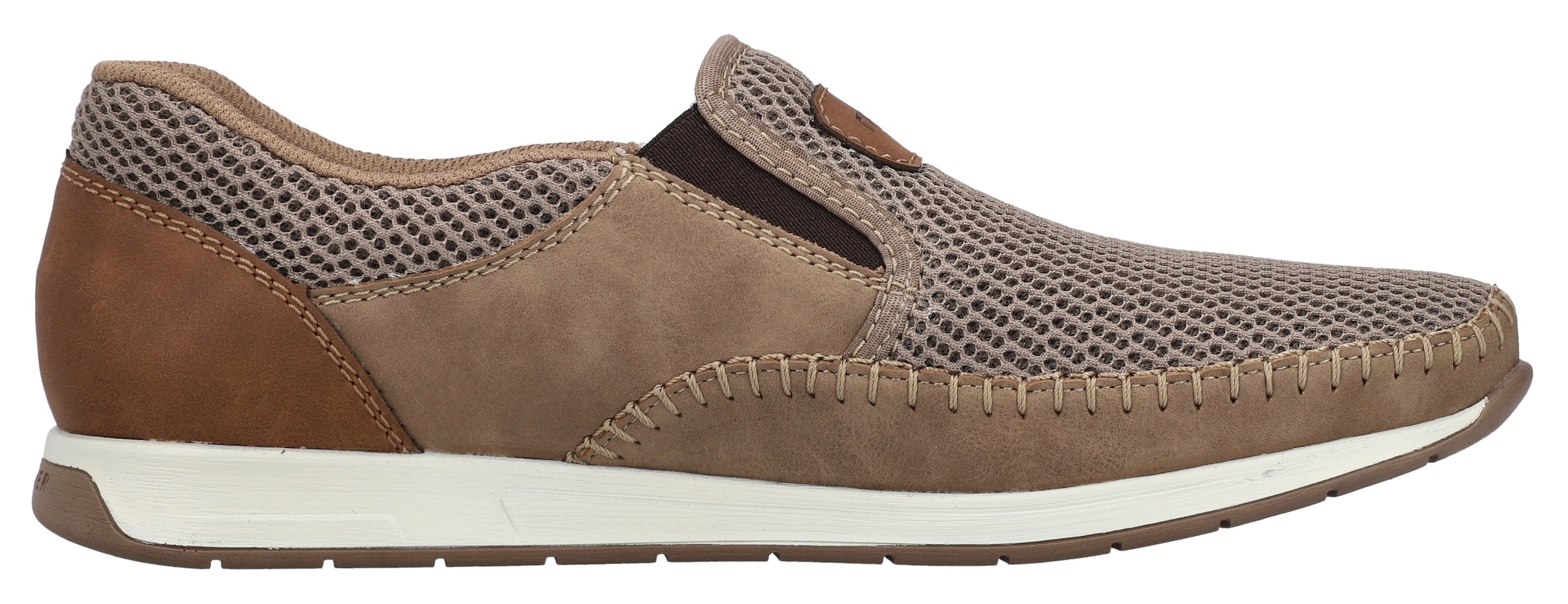 Rieker Slipper  Sneaker slip-on, chaussure à enfiler avec inserts stretch