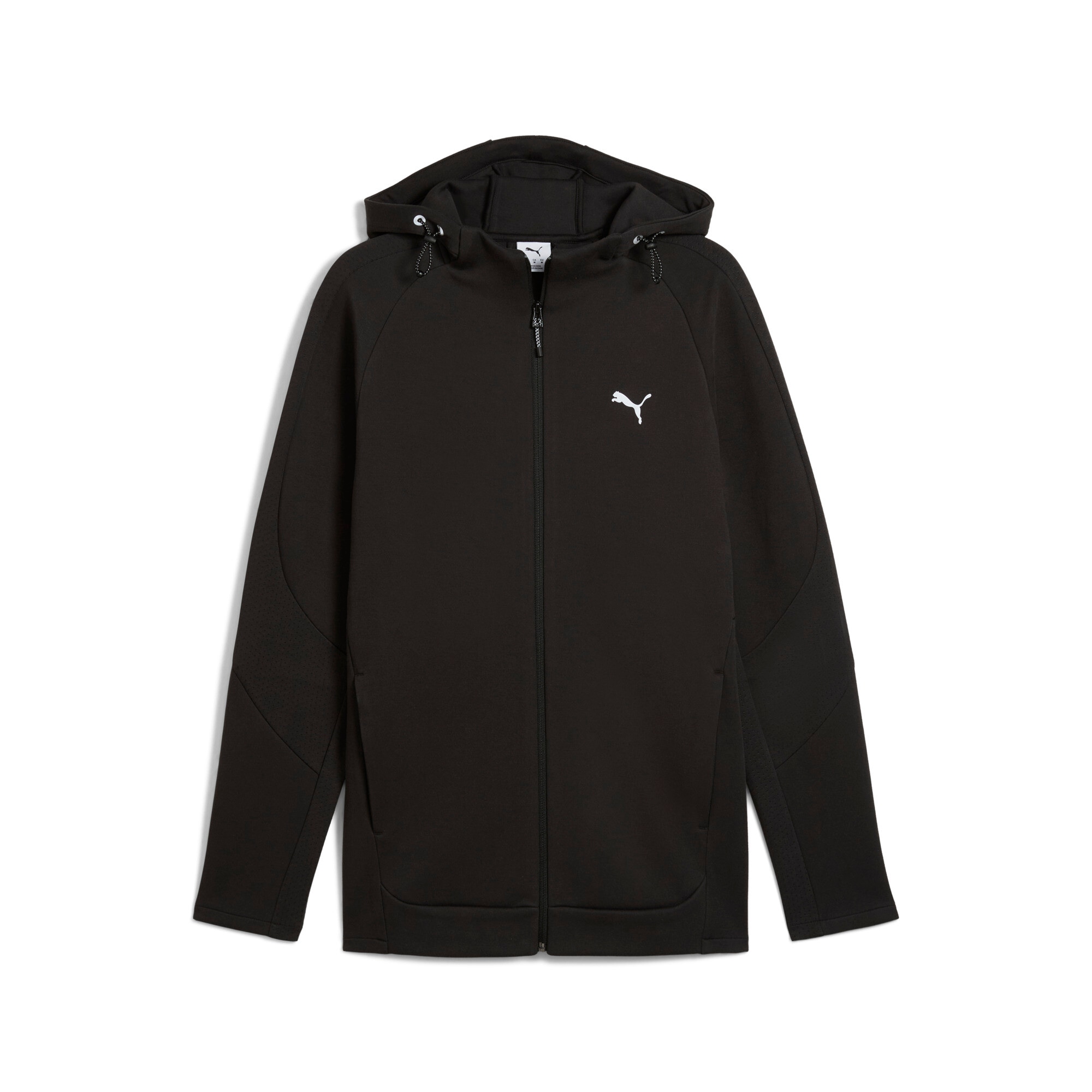 PUMA Kapuzensweatshirt »EVOSTRIPE FULL-ZIP HOODIE DK«, mit Kapuze, sportlicher Stil, mit Reissverschluss
