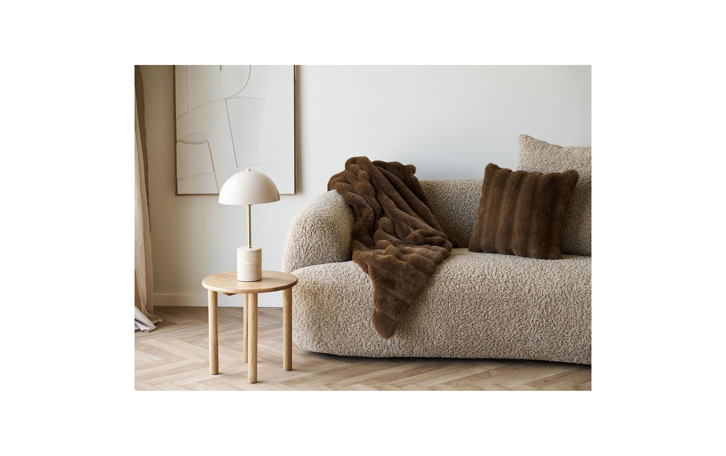 House Nordic Couverture d'intérieur »Galena Plaid 180 x 130 cm«