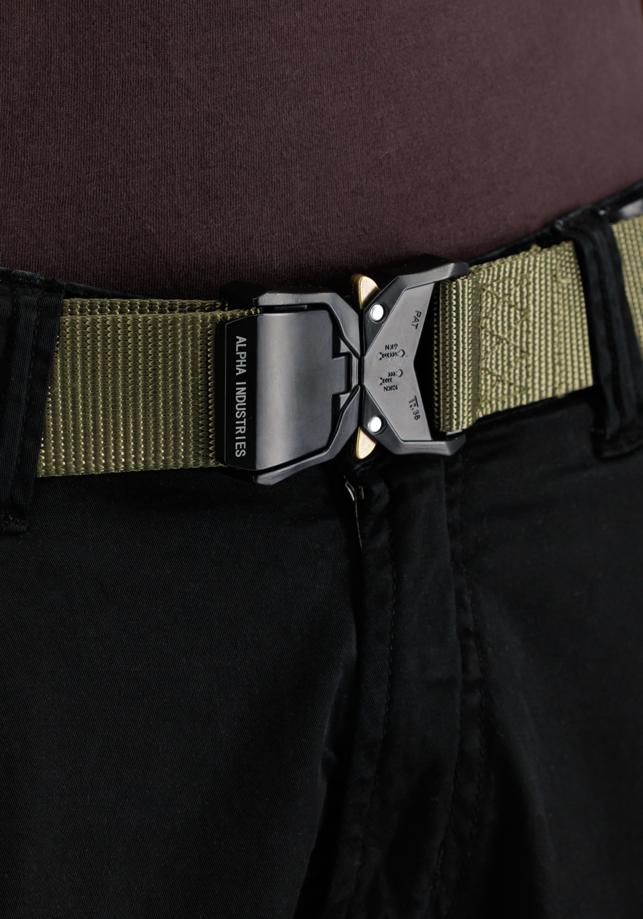 Alpha Industries Ledergürtel »Alpha Industries Accessoires - Belts Utility Belt«